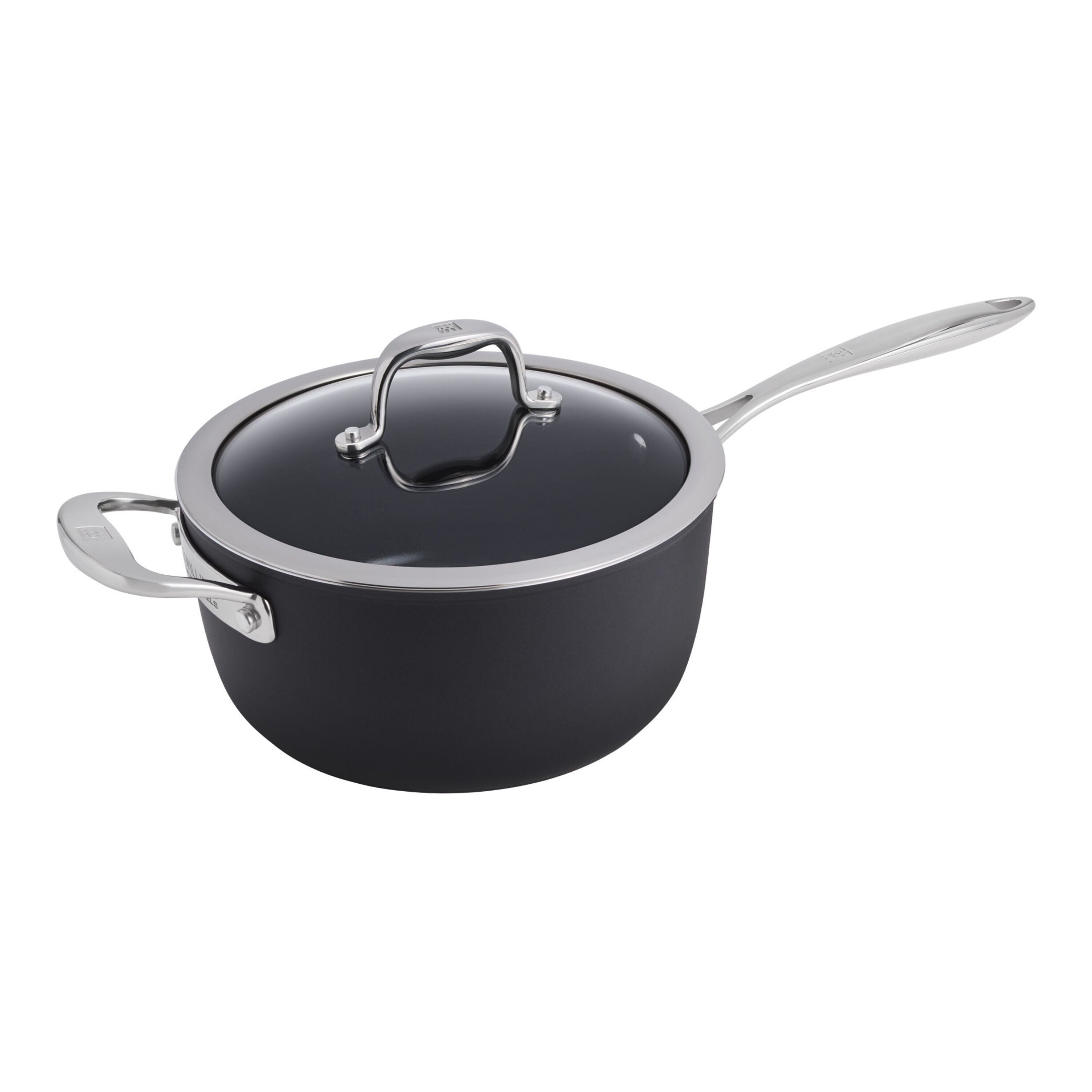 ZWILLING Forte Plus Sauce Pan With Lid, Aluminum, Ceramic Titanium-Saucepan-DECOROLALA