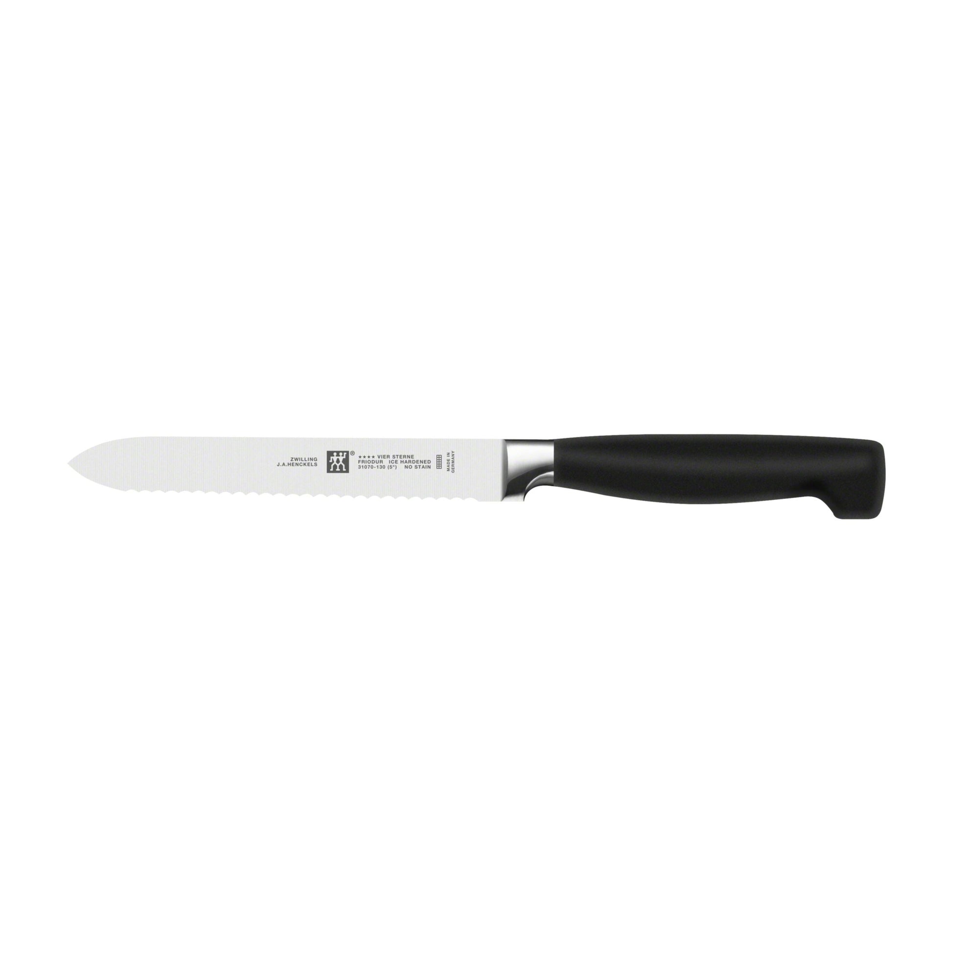 ZWILLING Four Star 5" Serrated Utility Knife-Utility Knife-DECOROLALA