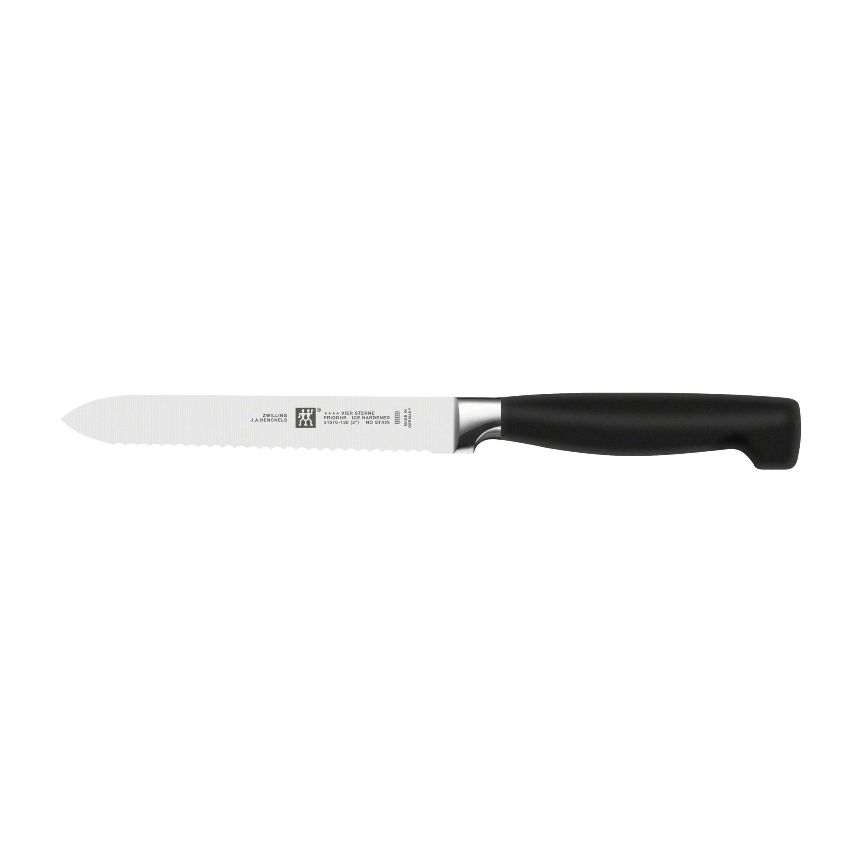 ZWILLING Four Star 5" Serrated Utility Knife-Utility Knife-DECOROLALA