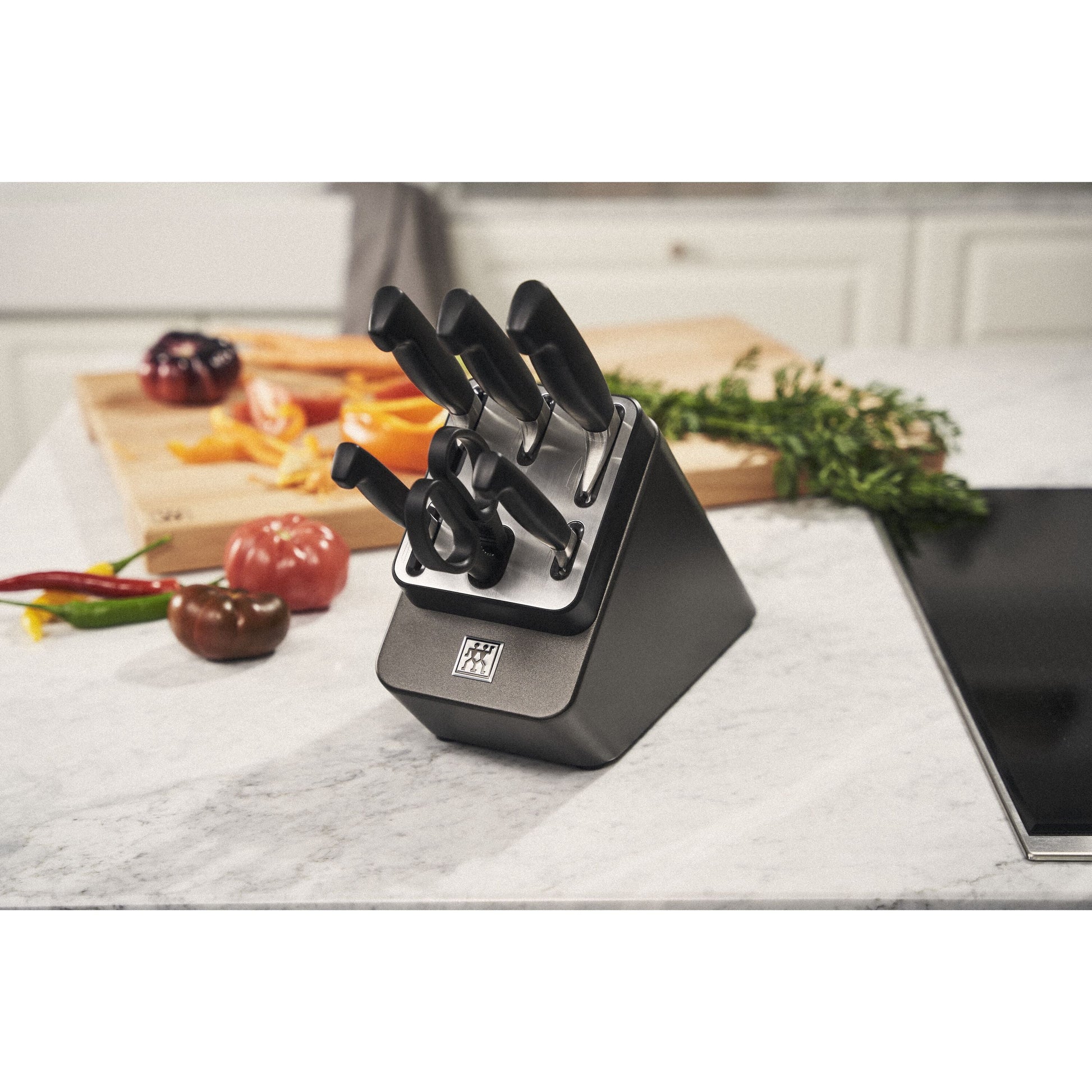 ZWILLING **** Four Star 7 Piece, Knife Block Set, Anthracite-Knife Set-DECOROLALA