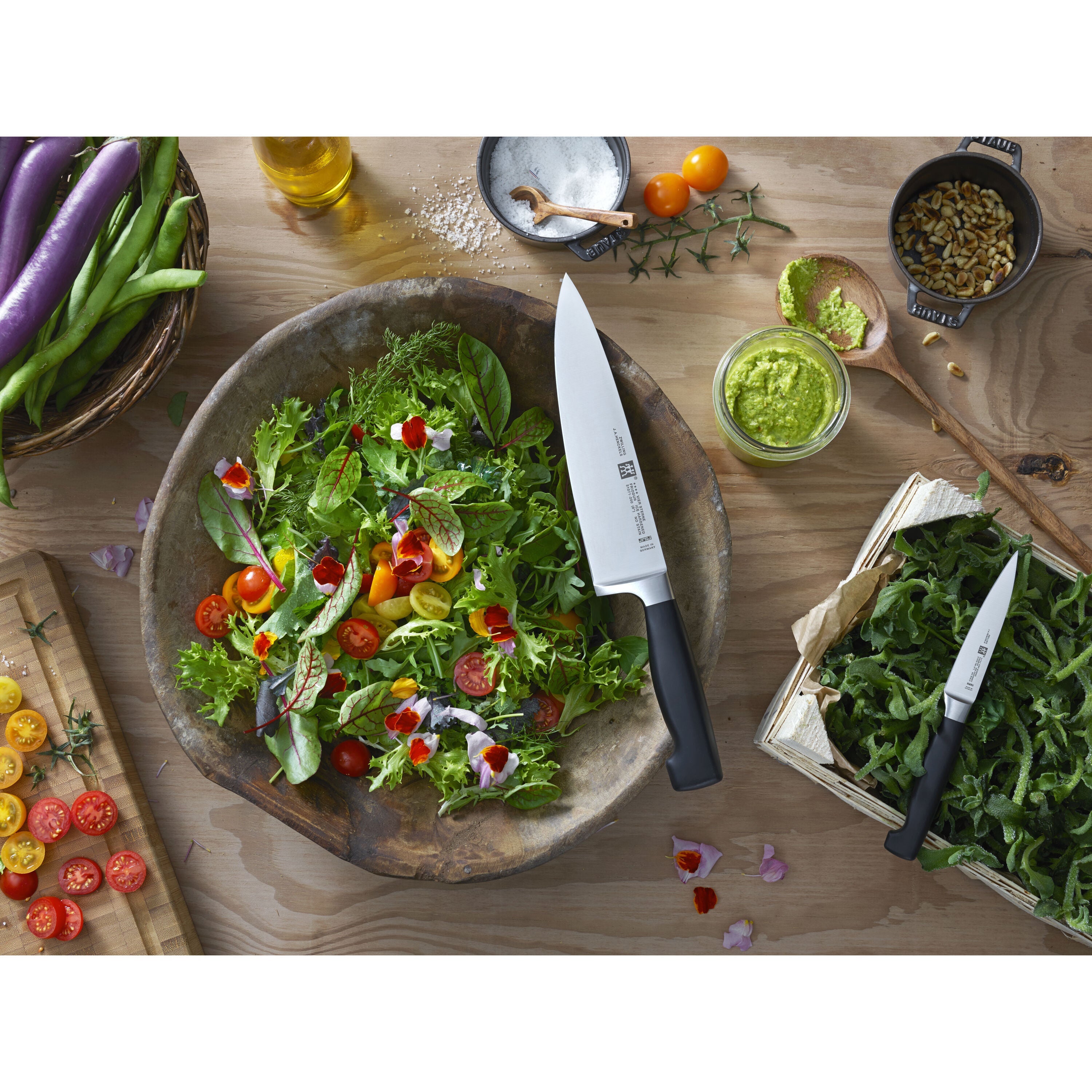 ZWILLING **** Four Star 7 Piece Knife Block Set, Nature-Knife Set-DECOROLALA