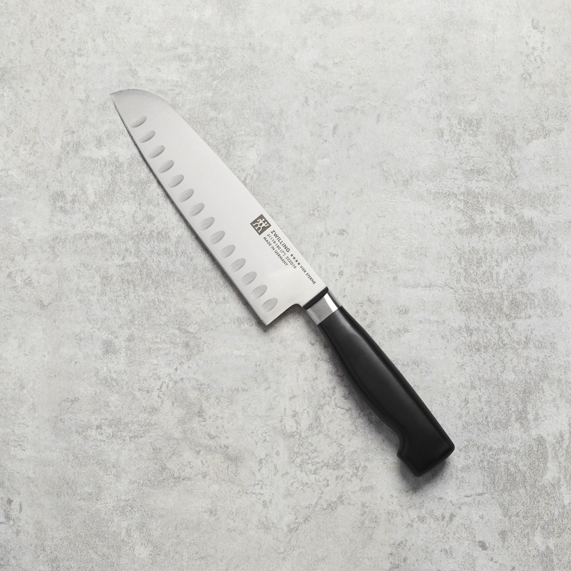 ZWILLING Four Star 7" Santoku Hollow Edge-Santoku Knife-DECOROLALA