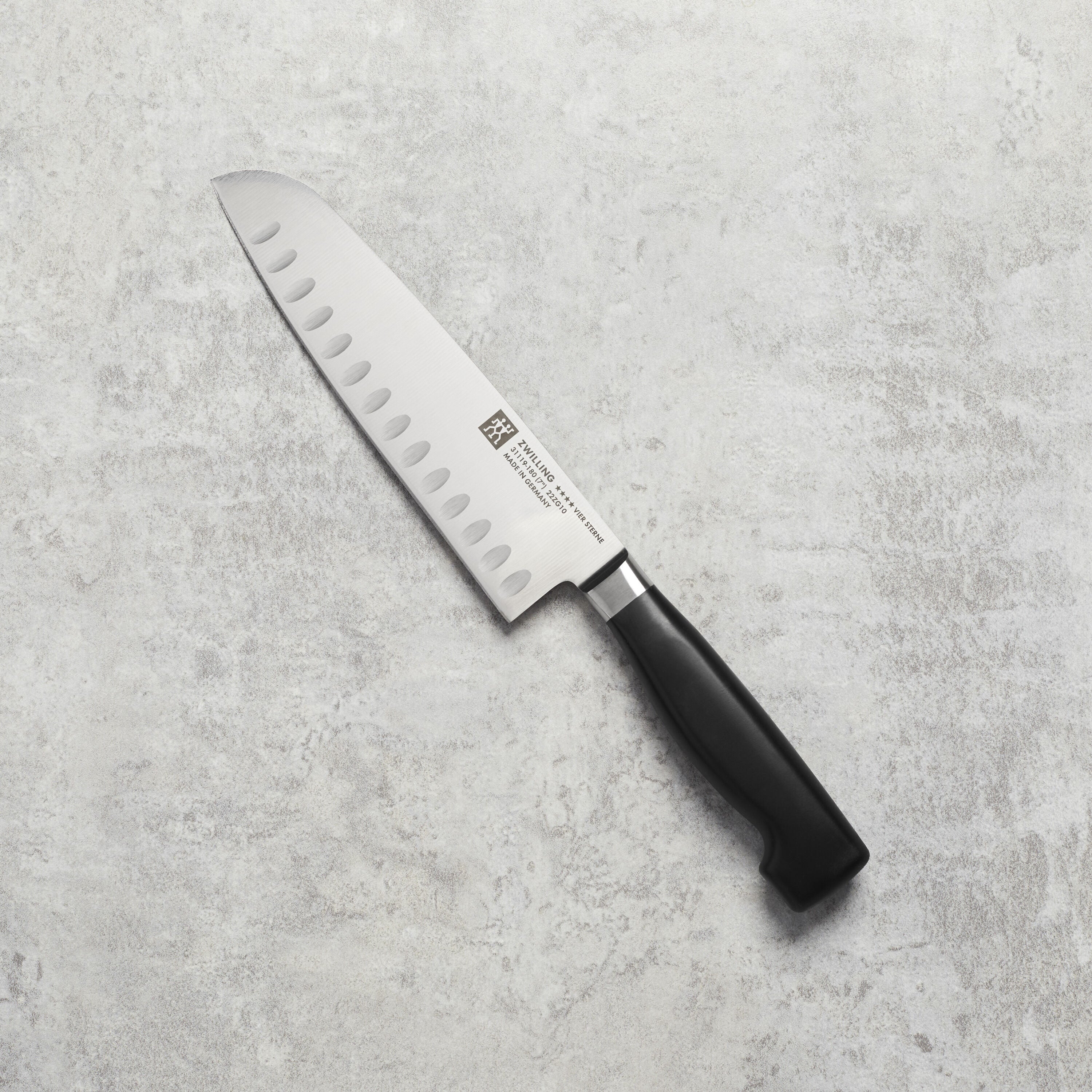 ZWILLING Four Star 7" Santoku Hollow Edge-Santoku Knife-DECOROLALA