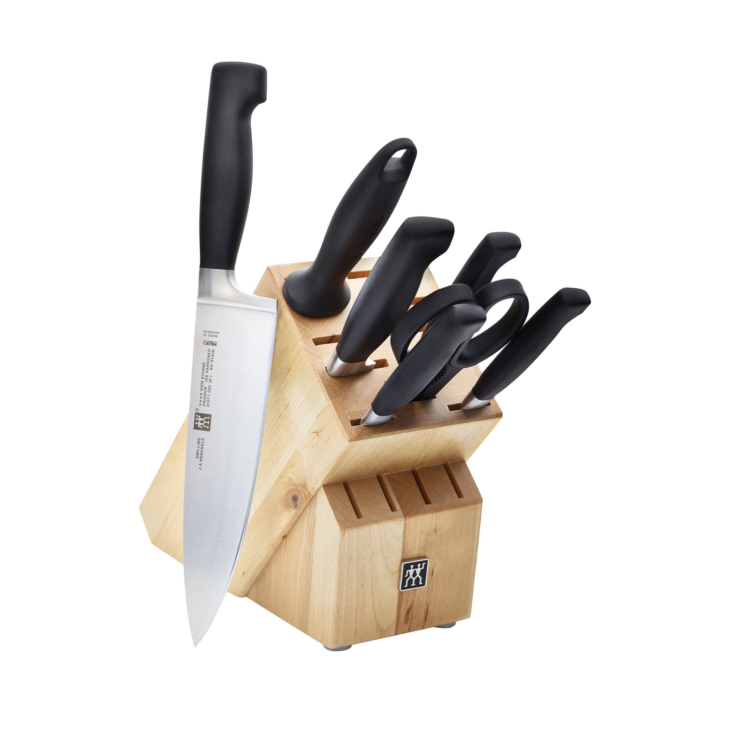 ZWILLING Four Star 8-Piece Knife Block Set Natural-Knife Set-DECOROLALA