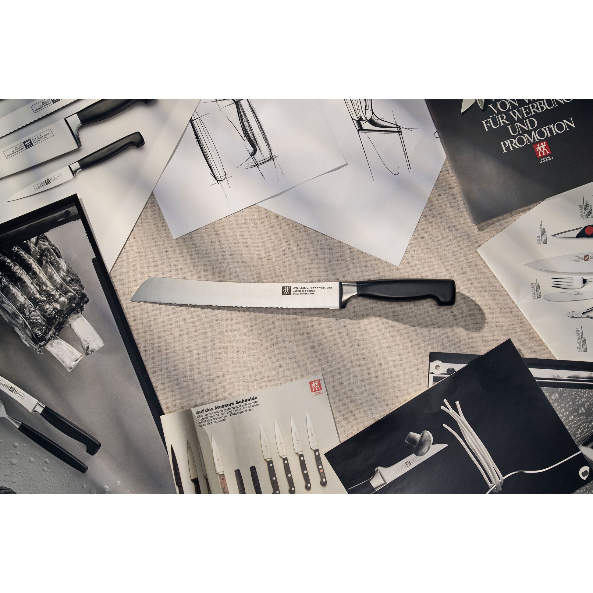 ZWILLING Four Star 9" Bread Knife-DECOROLALA