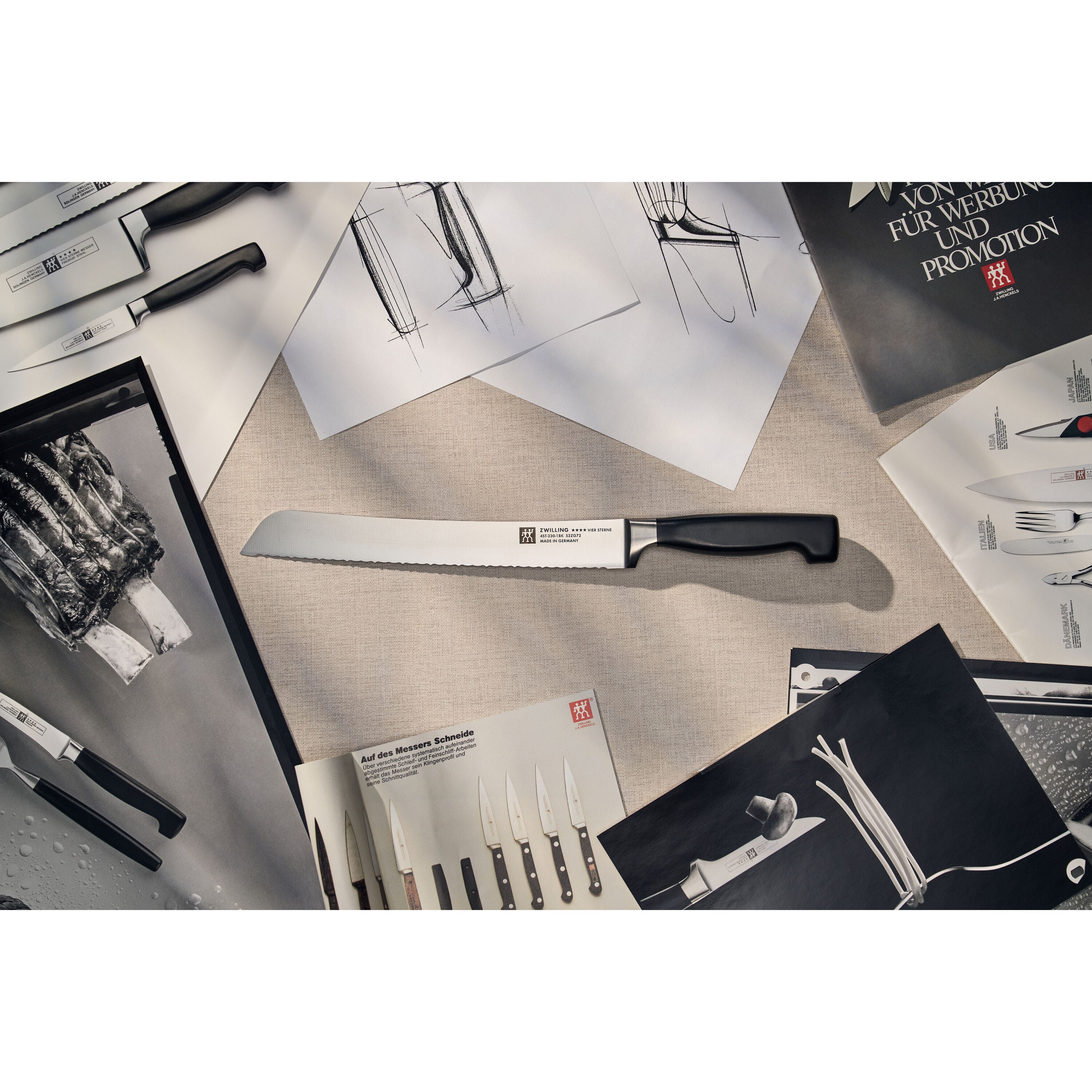 ZWILLING Four Star 9" Bread Knife-DECOROLALA