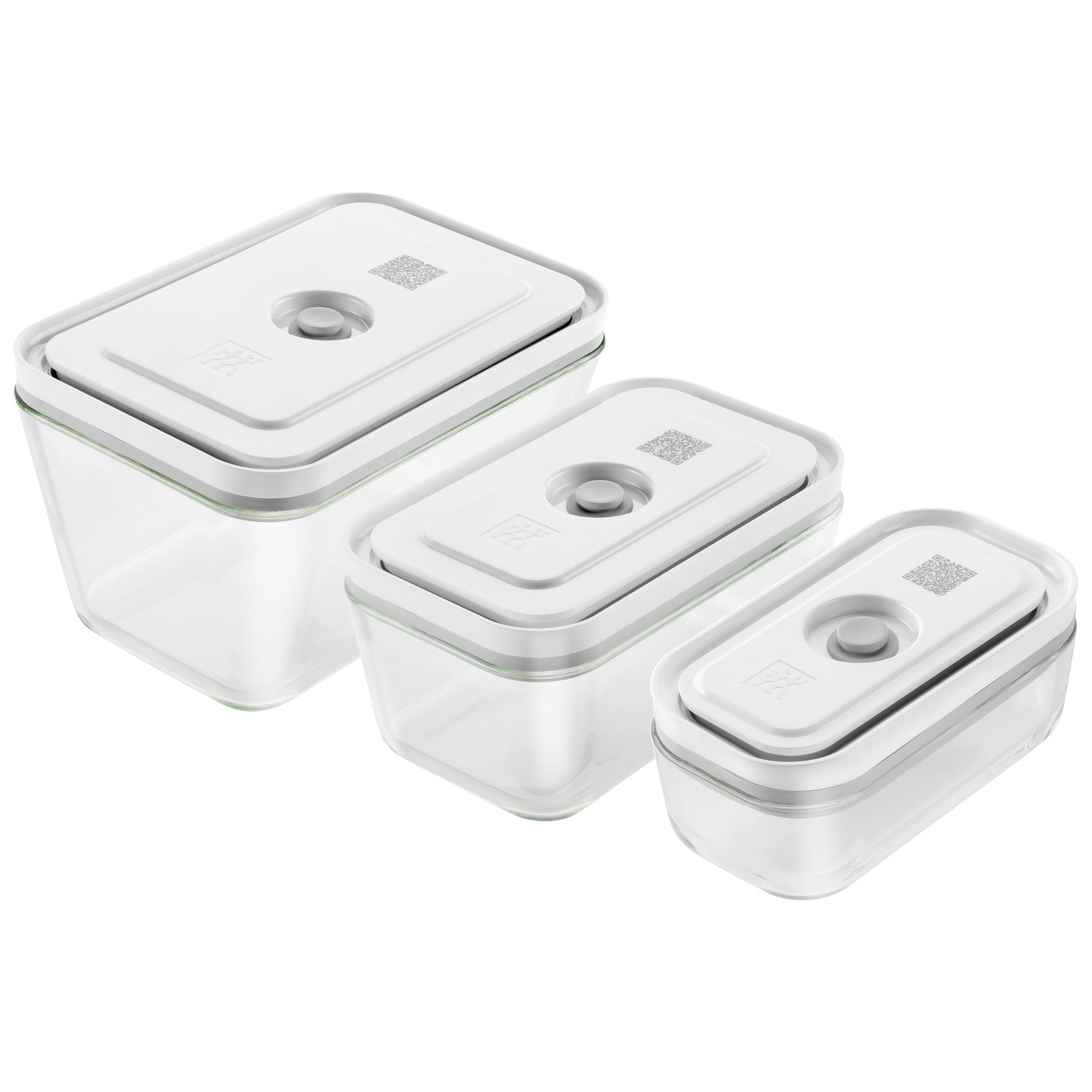 ZWILLING Fresh & Save 3-Piece Vacuum Box Set - Grey-Food Storage-DECOROLALA