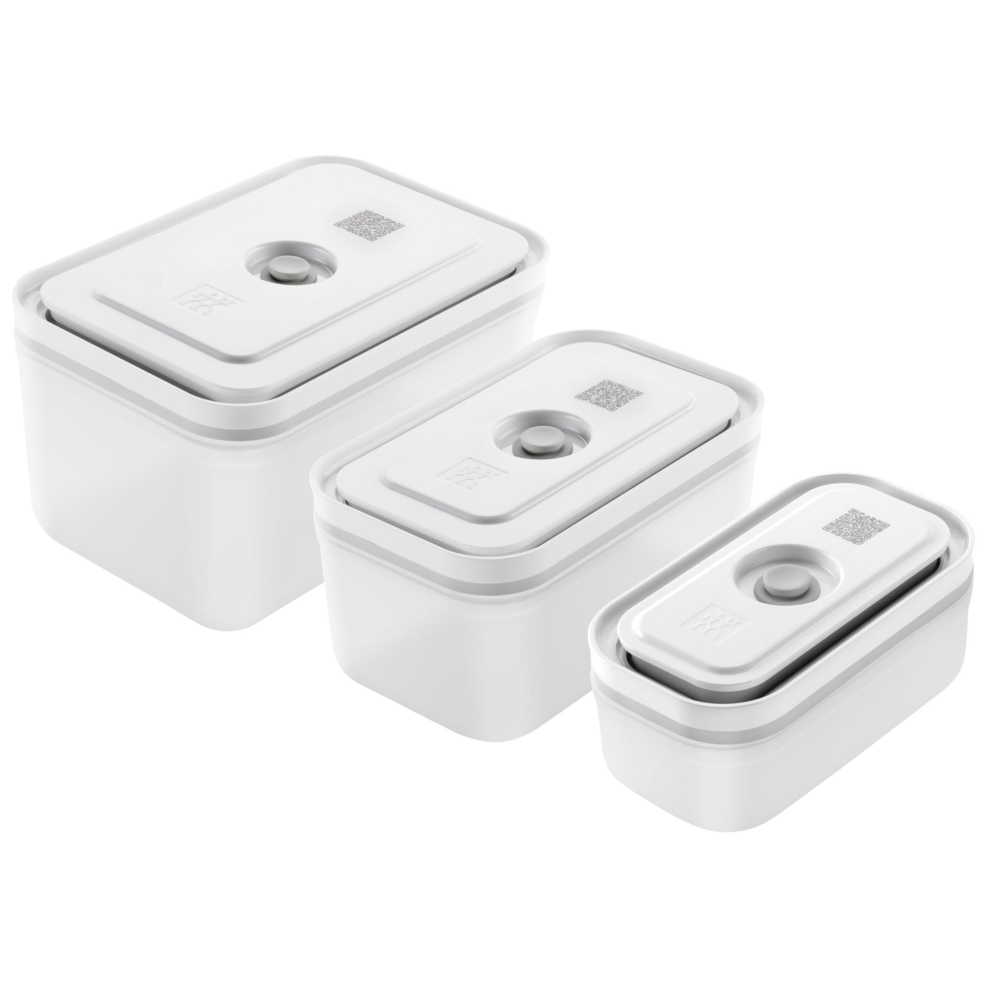 ZWILLING Fresh & Save 3-Piece Vacuum Box Set - Grey-Food Storage-DECOROLALA