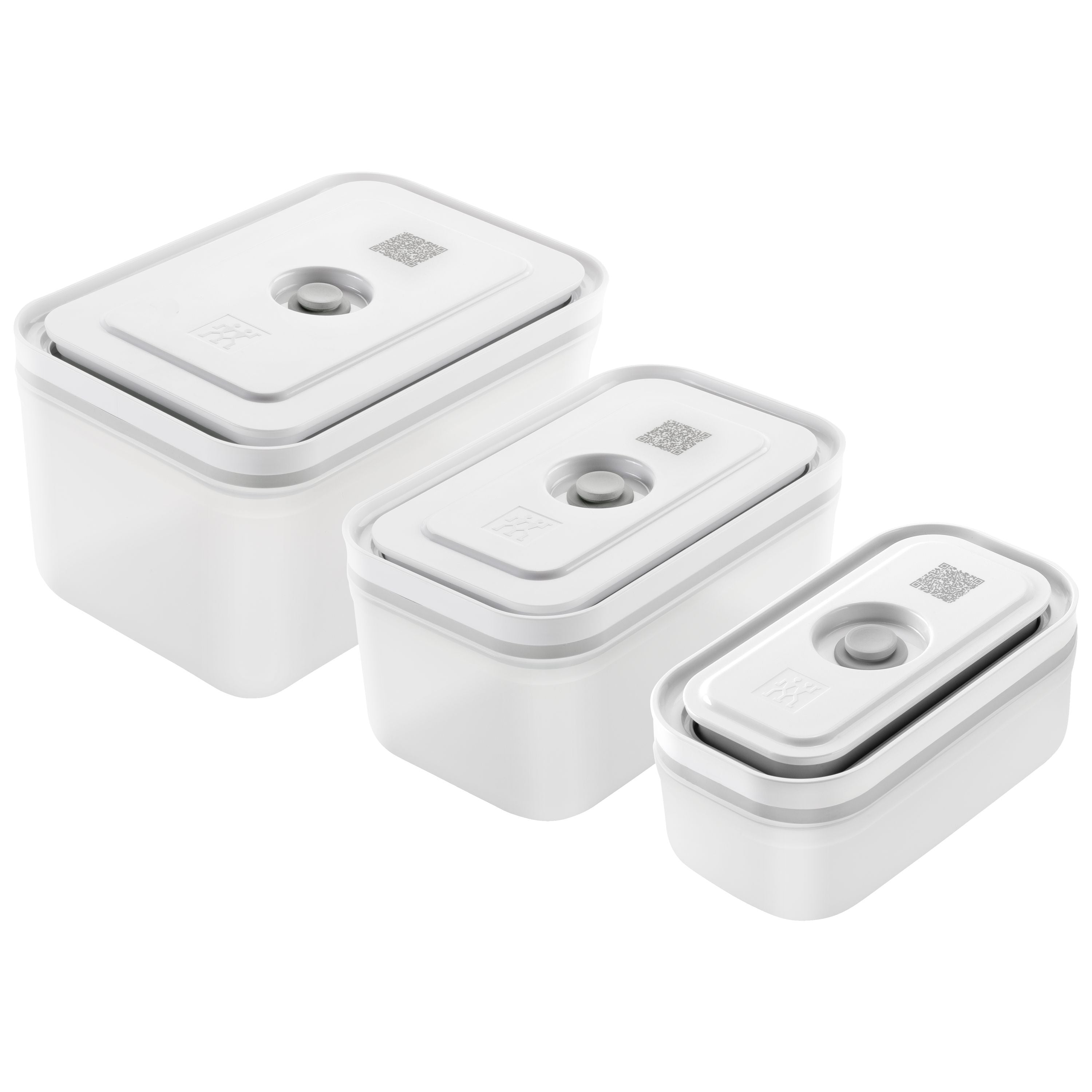 ZWILLING Fresh & Save 3-Piece Vacuum Box Set - Grey-Food Storage-DECOROLALA