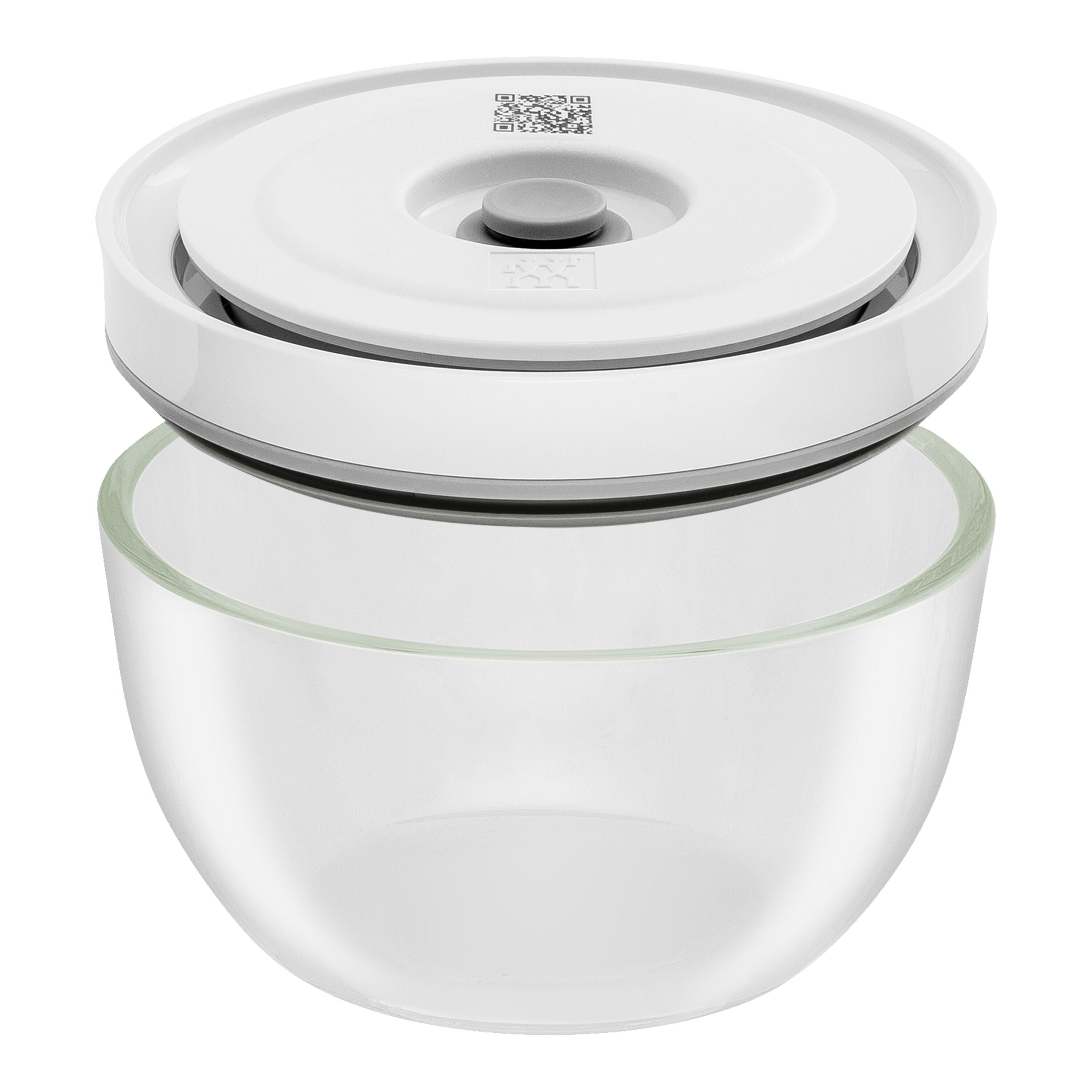 ZWILLING Fresh & Save BOWLS Vacuum Bowl Set S/M/L / 6 Piece Glass, Transparent-White-Dinnerware-DECOROLALA
