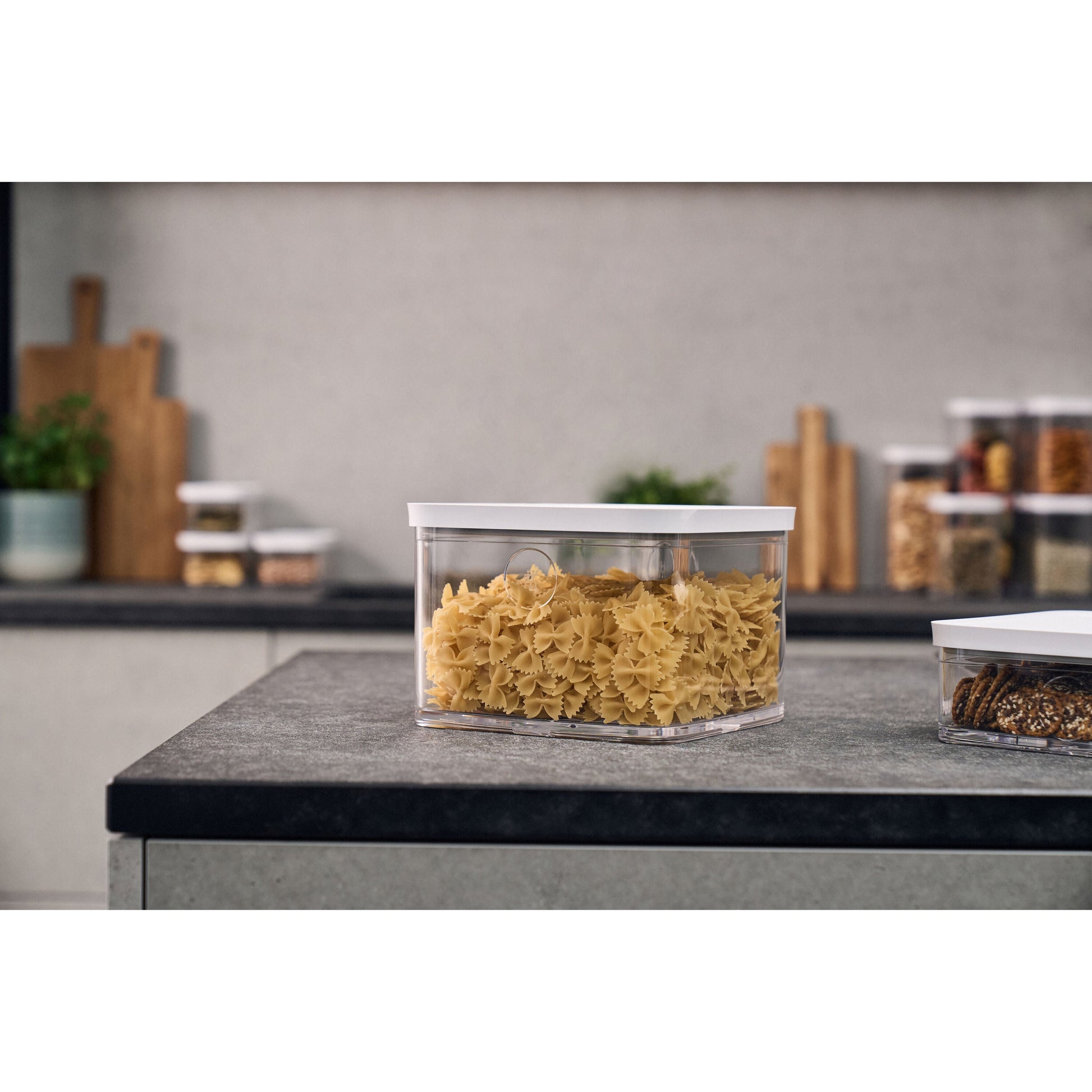 ZWILLING Fresh & Save CUBE Cube Box 2L / 21 cm, Transparent-White-Food Storage-DECOROLALA