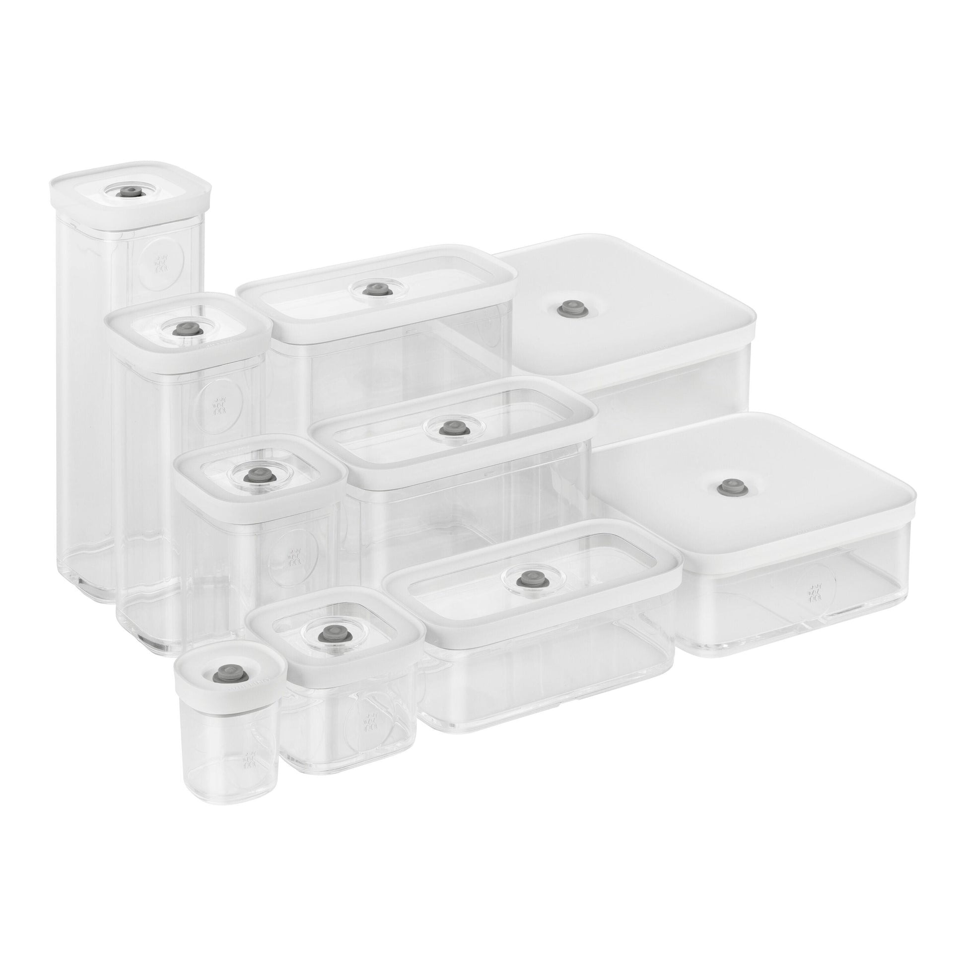 ZWILLING Fresh & Save CUBE Cube Box 2L / 21 cm, Transparent-White-Food Storage-DECOROLALA