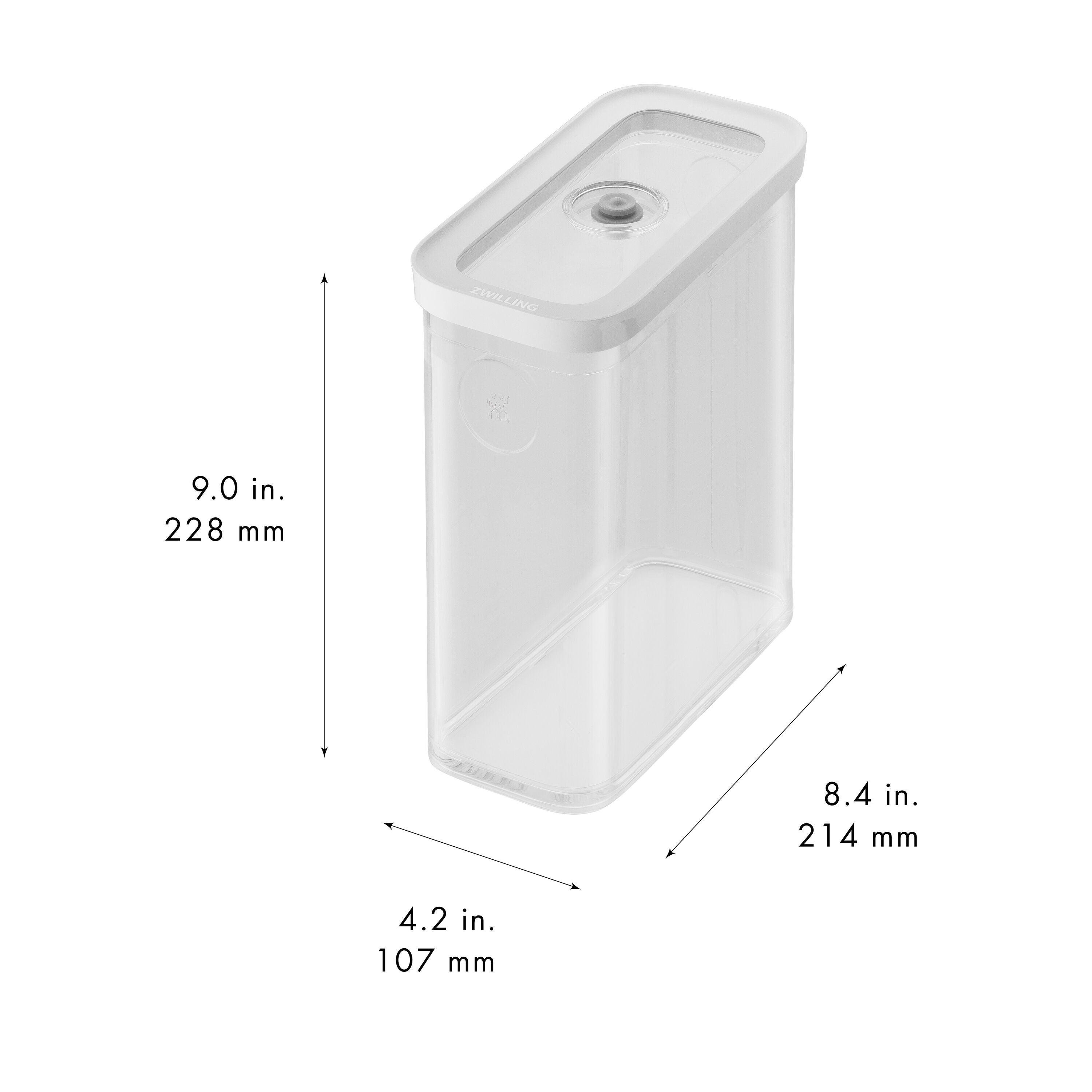 ZWILLING Fresh & Save CUBE Cube Box 3M / 21 cm, Transparent-White-Food Storage-DECOROLALA