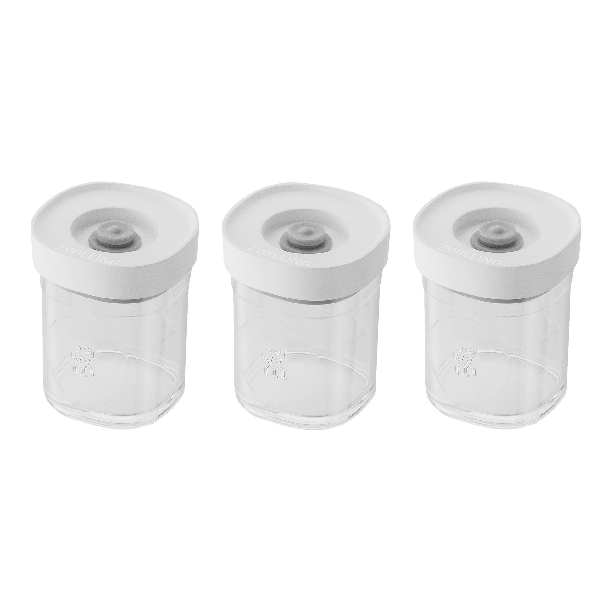 ZWILLING Fresh & Save CUBE Cube Set, Xs / 3 Piece Transparent-White-Food Storage-DECOROLALA