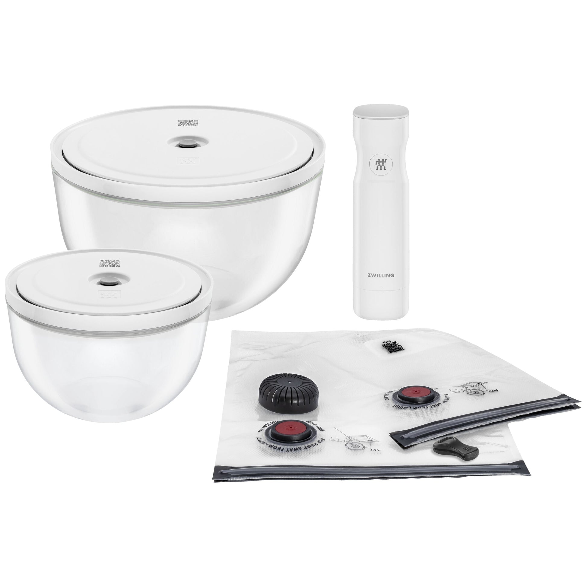 ZWILLING Fresh & Save Glass Bowls 9pc Vacuum Set-Dinnerware-DECOROLALA