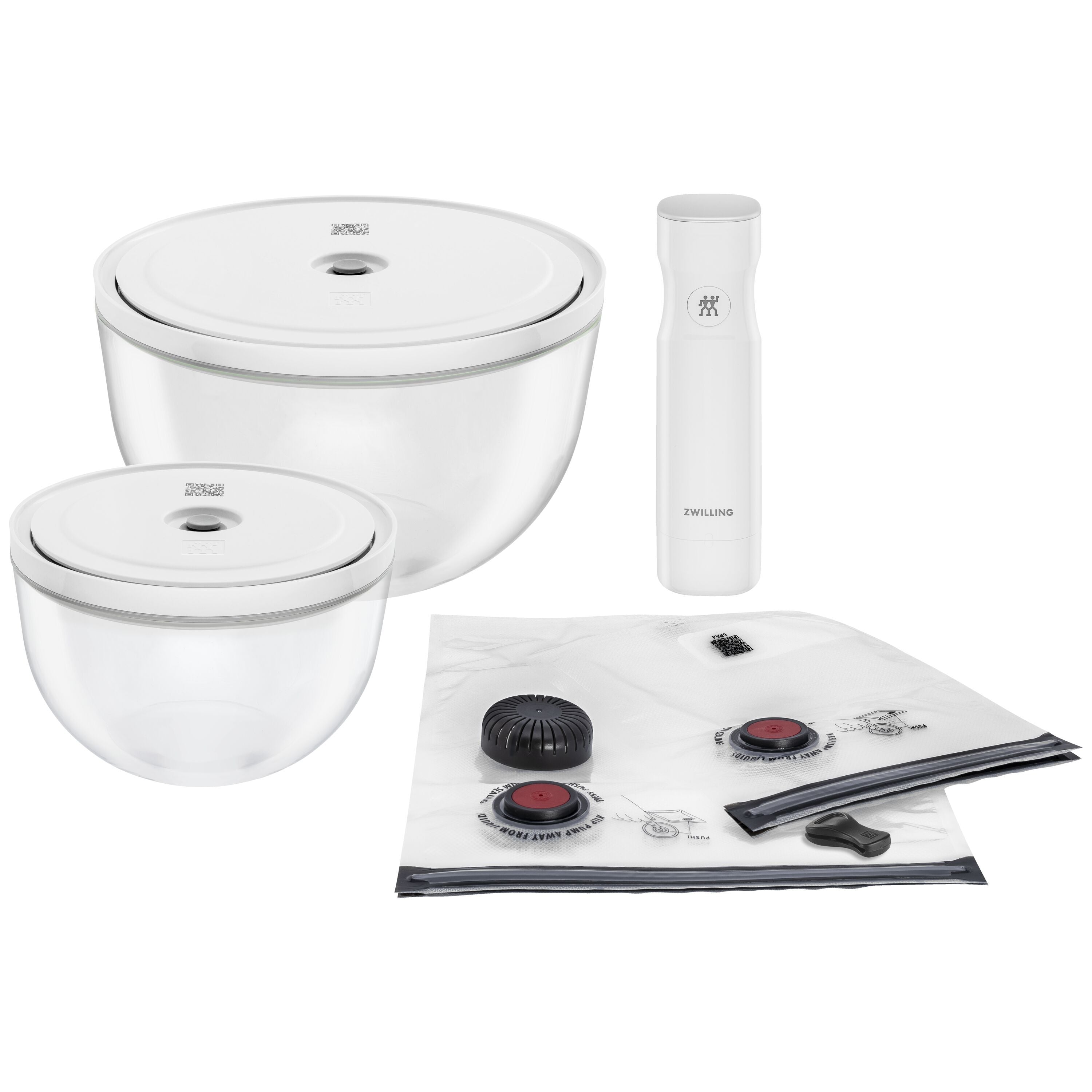 ZWILLING Fresh & Save Glass Bowls 9pc Vacuum Set-Dinnerware-DECOROLALA