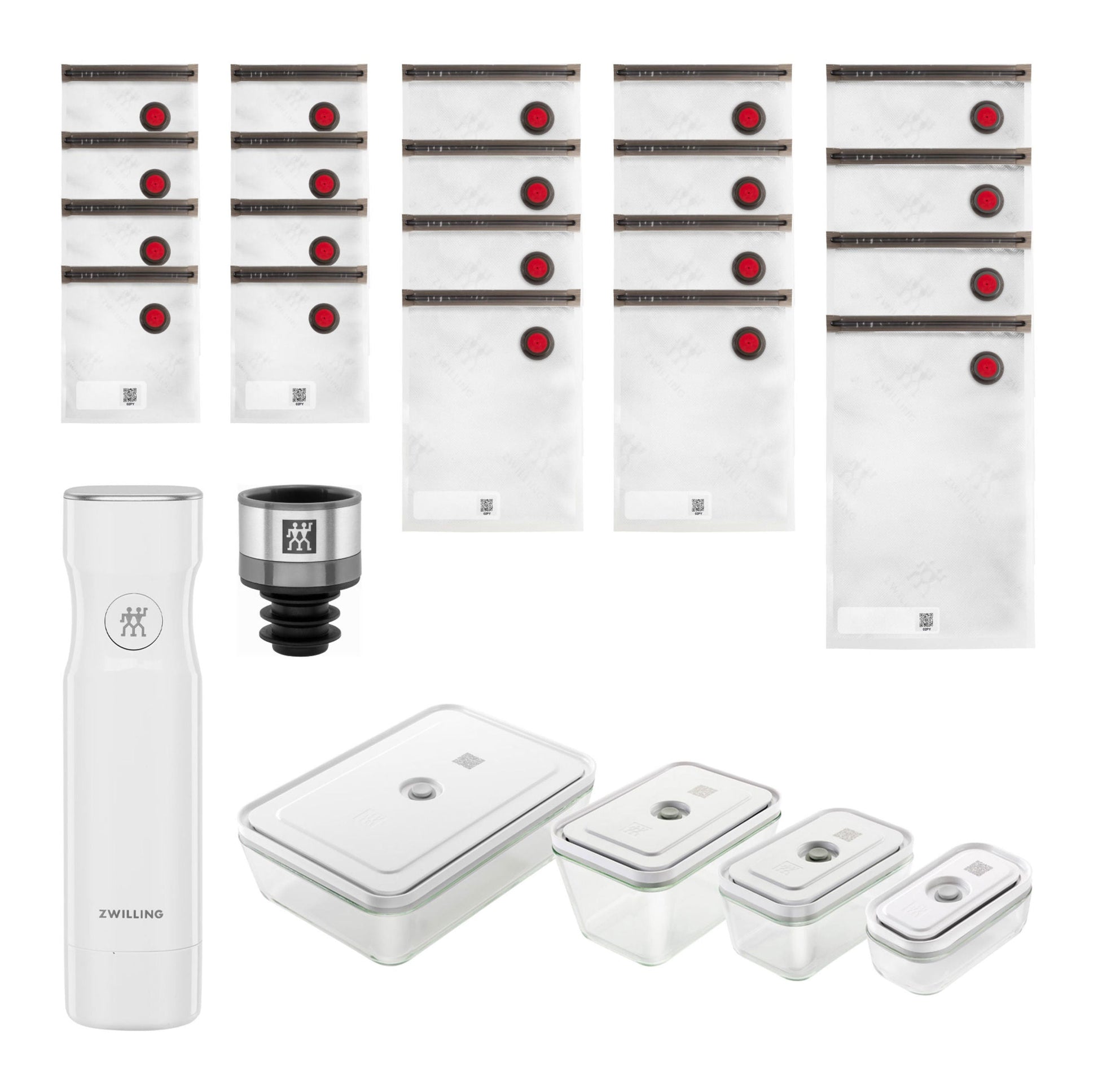 ZWILLING Fresh & Save Glass Vacuum Starter Set 26pc-Canvas Print-DECOROLALA