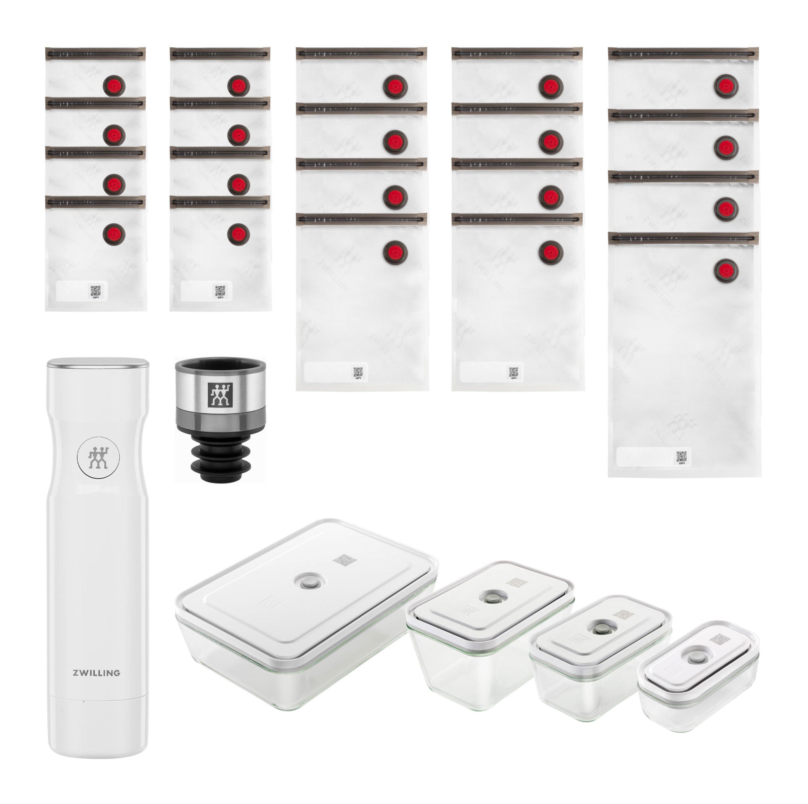 ZWILLING Fresh & Save Glass Vacuum Starter Set 26pc-Canvas Print-DECOROLALA
