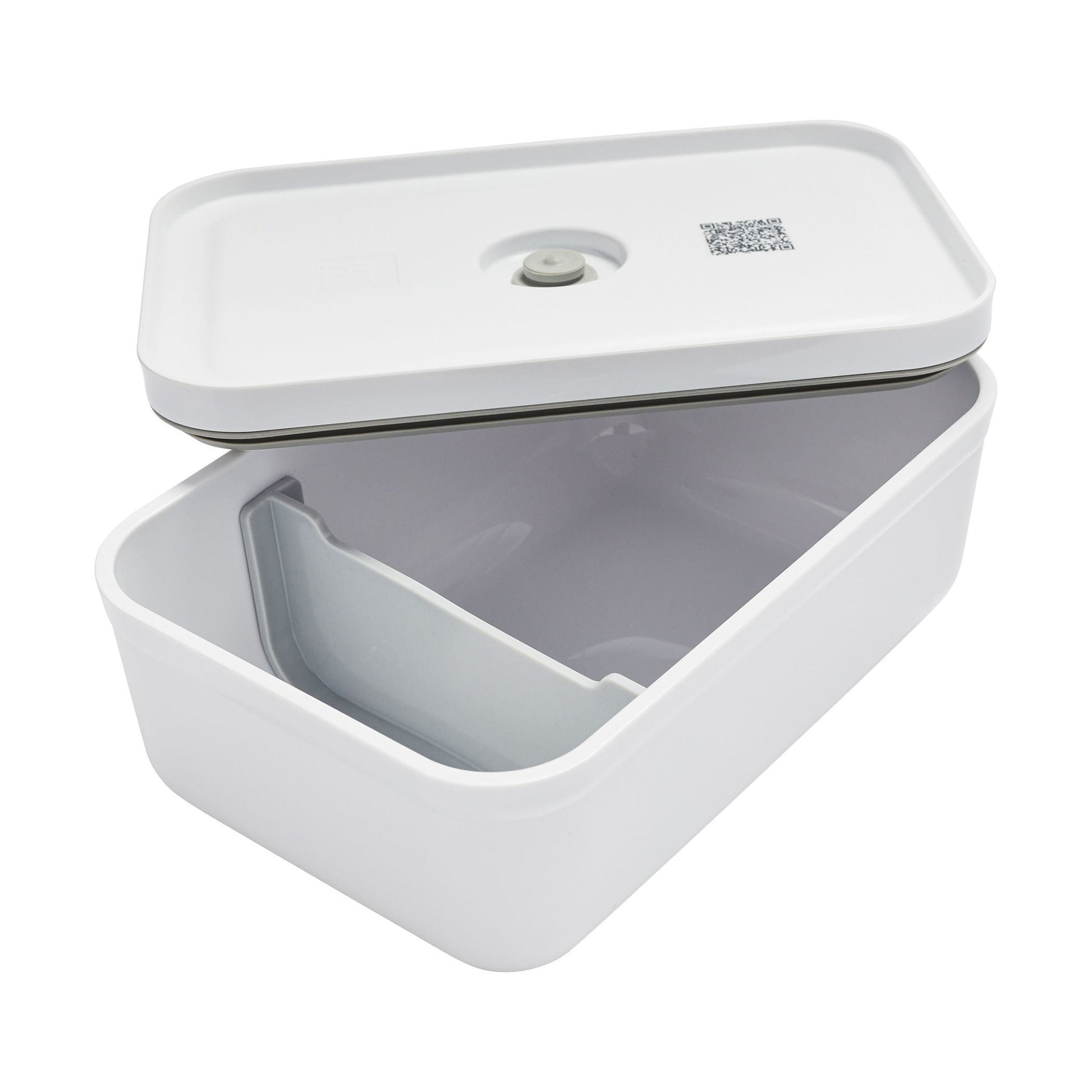 ZWILLING Fresh & Save L Divided Meal Prep Container, Plastic, White-Grey-Food Storage-DECOROLALA