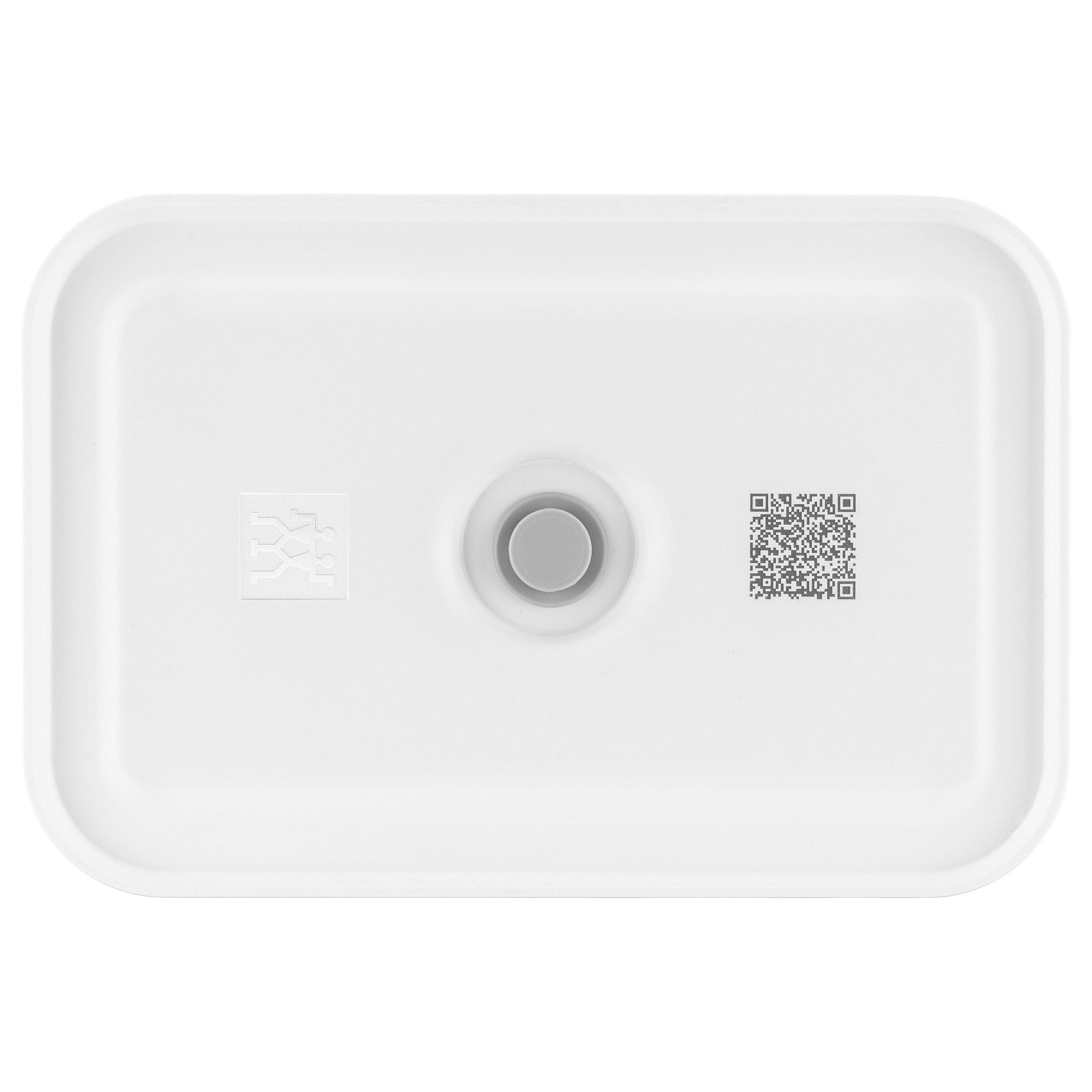 ZWILLING Fresh & Save L Flat Divided Meal Prep Container, Plastic, White-Grey-Food Storage-DECOROLALA