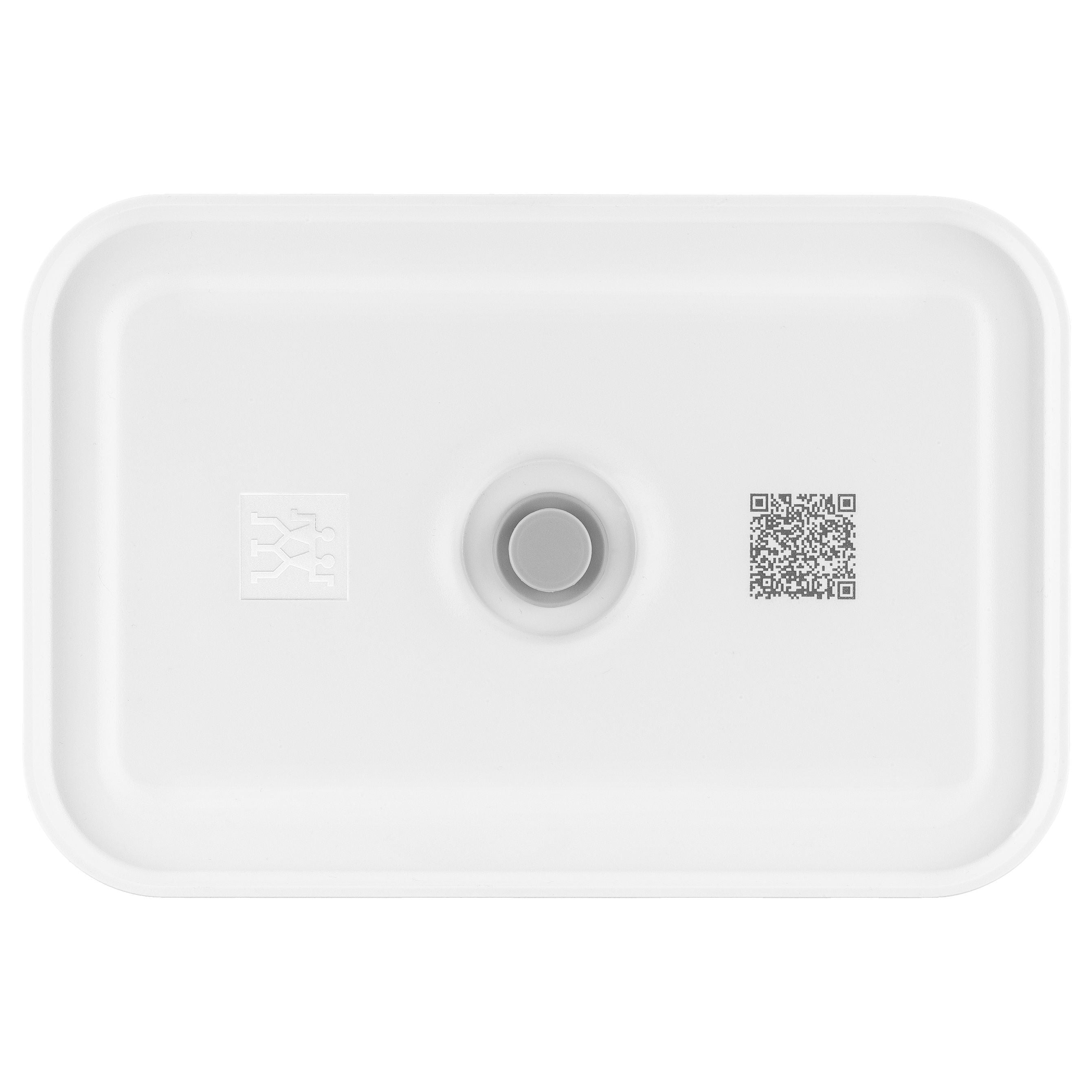 ZWILLING Fresh & Save L Flat Divided Meal Prep Container, Plastic, White-Grey-Food Storage-DECOROLALA