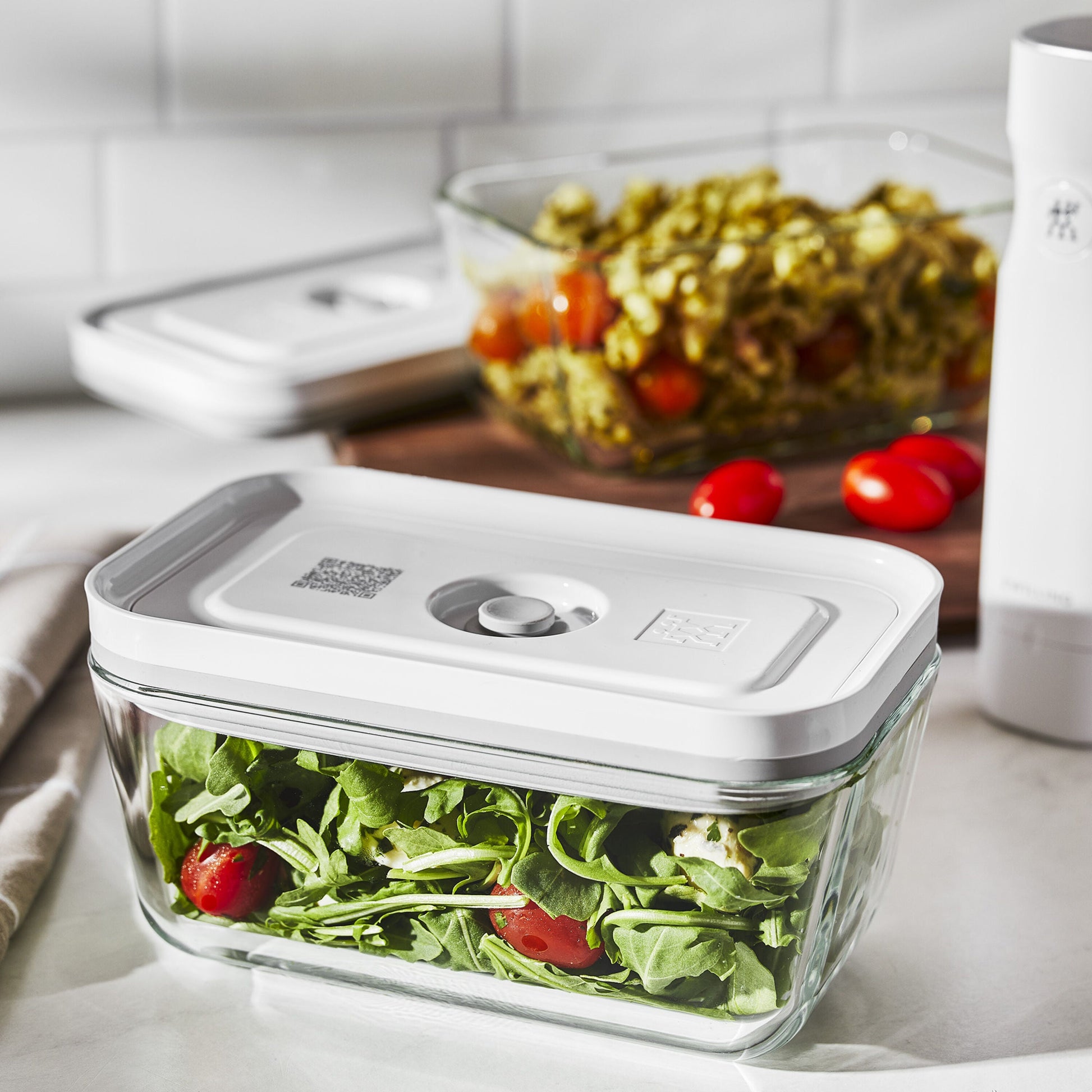 ZWILLING Fresh & Save M Vacuum Box - Glass Grey-Food Storage-DECOROLALA
