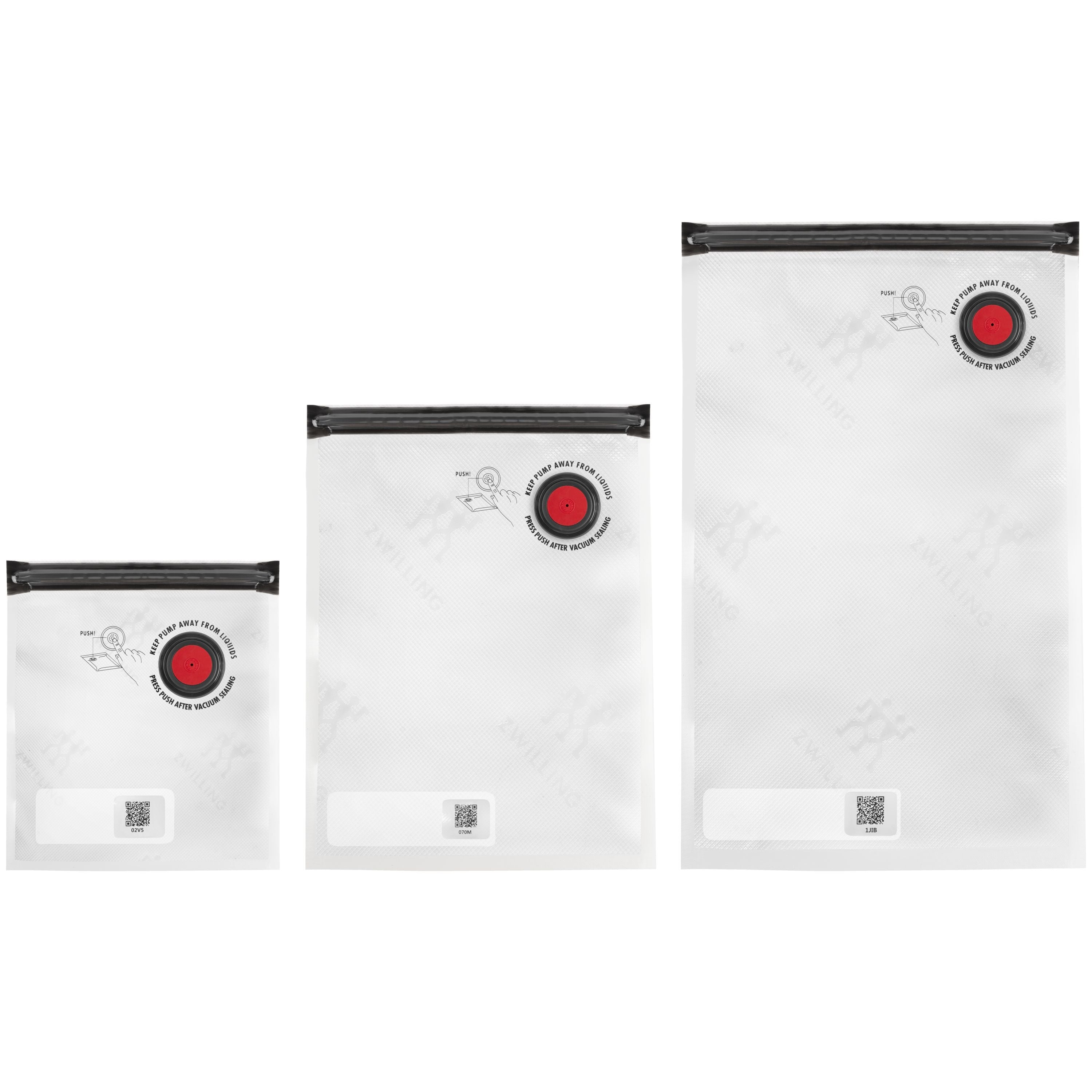 ZWILLING Fresh & Save S/M/L / 10 Piece Vacuum Bag Set Small Medium Large-Food Storage-DECOROLALA