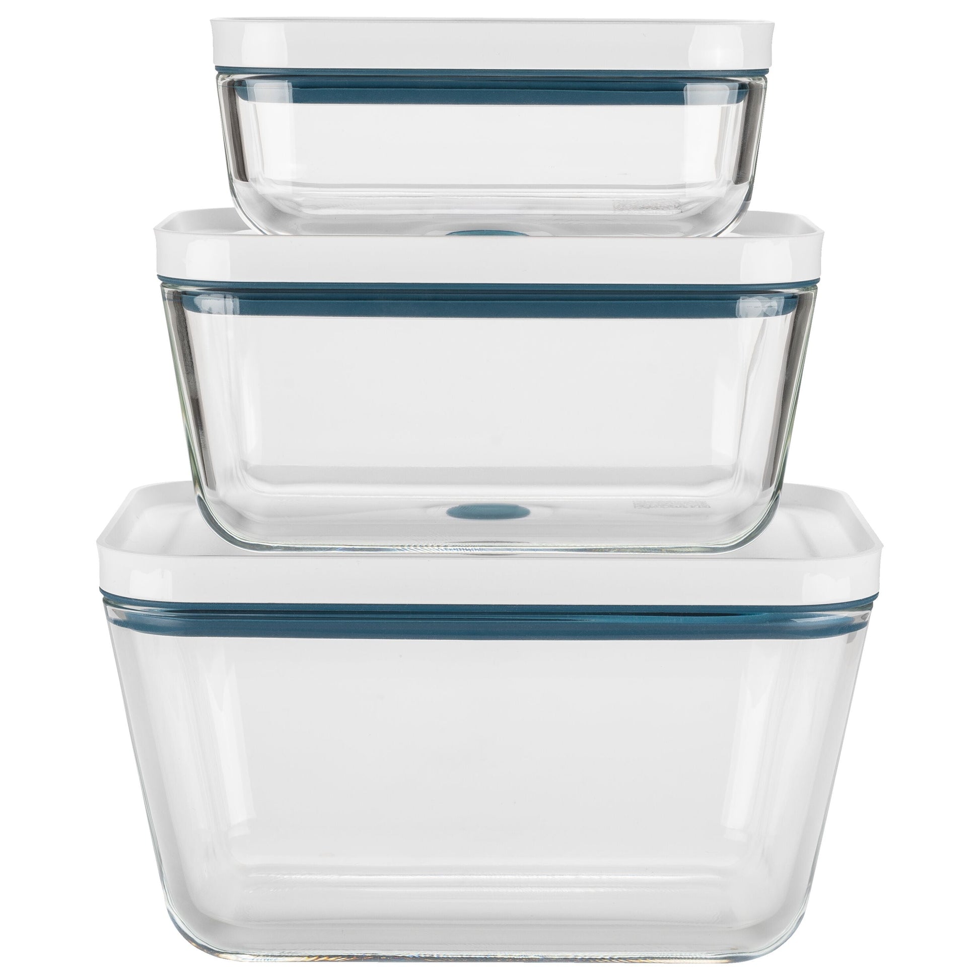 ZWILLING Fresh & Save S/M/L / 3 Piece Vacuum Box Set, Glass, La-Mer-Food Storage-DECOROLALA