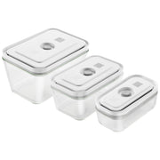 ZWILLING Fresh & Save S/M/L / 3 Piece Vacuum Box Set, Grey-Food Storage-DECOROLALA