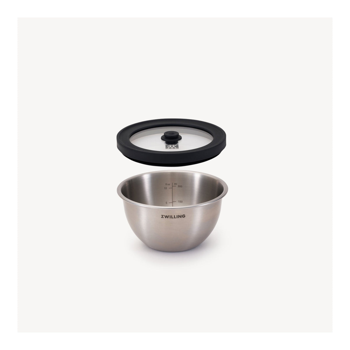 ZWILLING Fresh & Save STAINLESS Vacuum Bowl Set S/M/L / 6 Piece, Stainless Steel, Silver-3