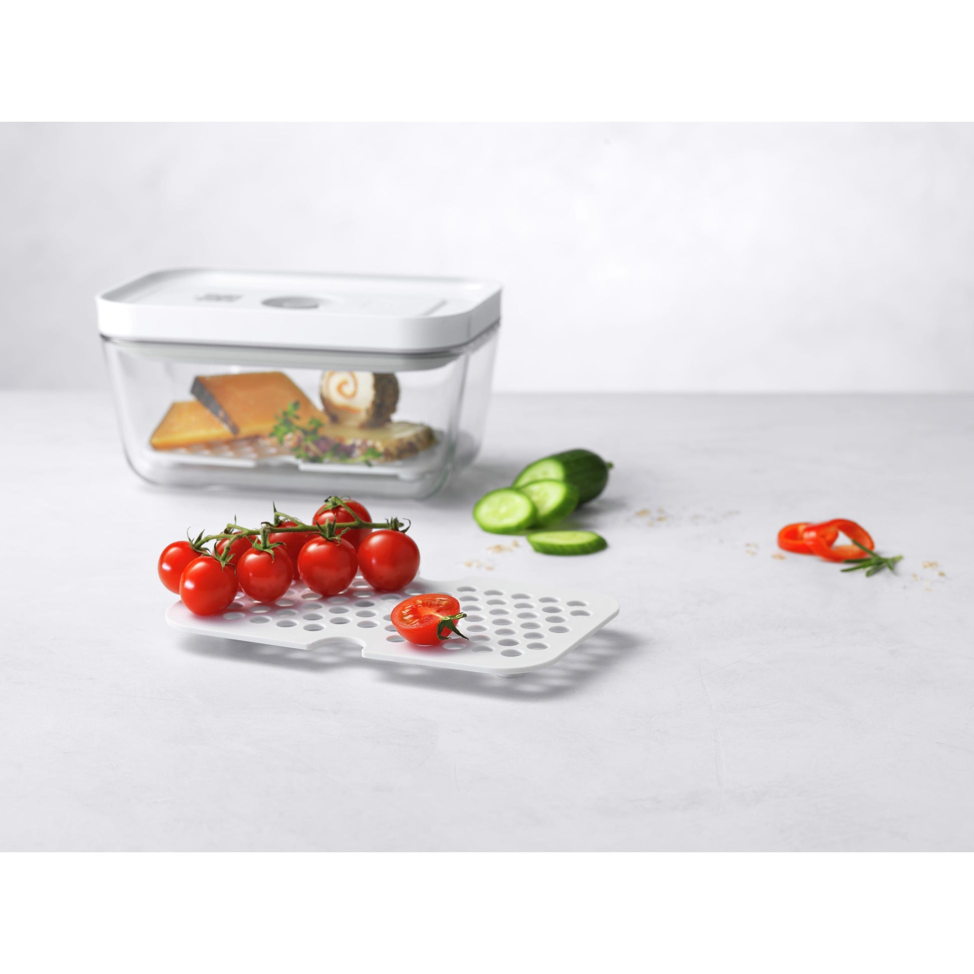 ZWILLING Fresh & Save Vacuum Accessory Set For Glass Boxes, M/L / 2 Piece-Food Storage-DECOROLALA