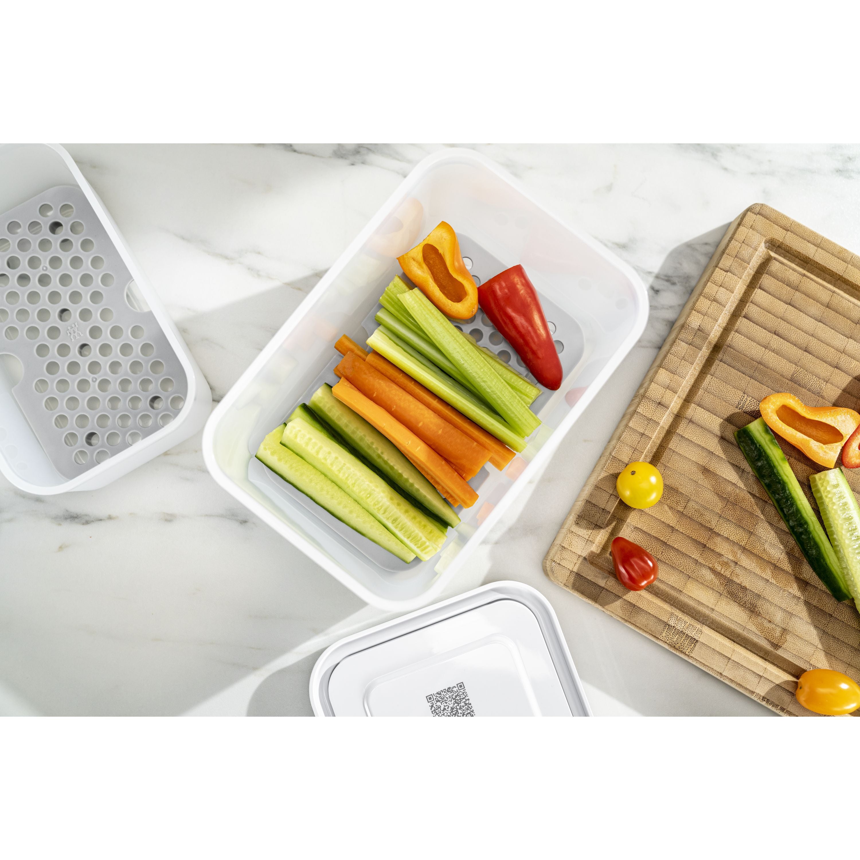 ZWILLING Fresh & Save Vacuum Accessory Set For Plastic Boxes, M/L / 2 Piece-Food Storage-DECOROLALA
