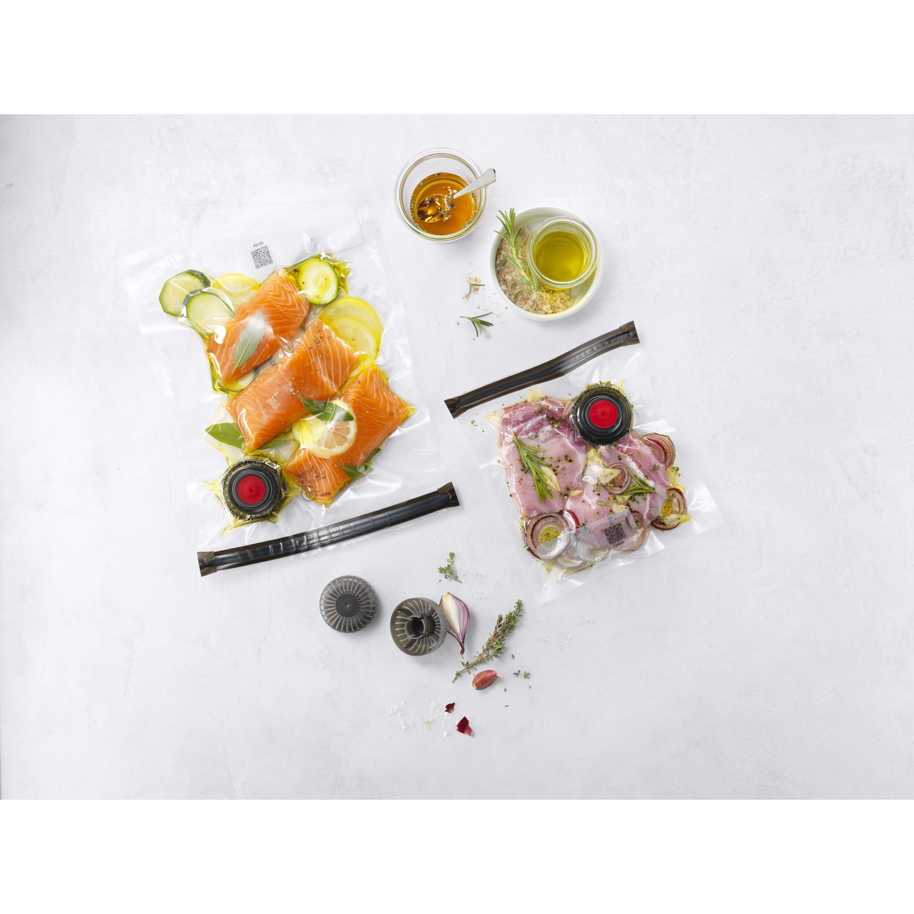 ZWILLING Fresh & Save Vacuum Accessory Set Liquid Barrier, 6 Piece-Food Storage-DECOROLALA