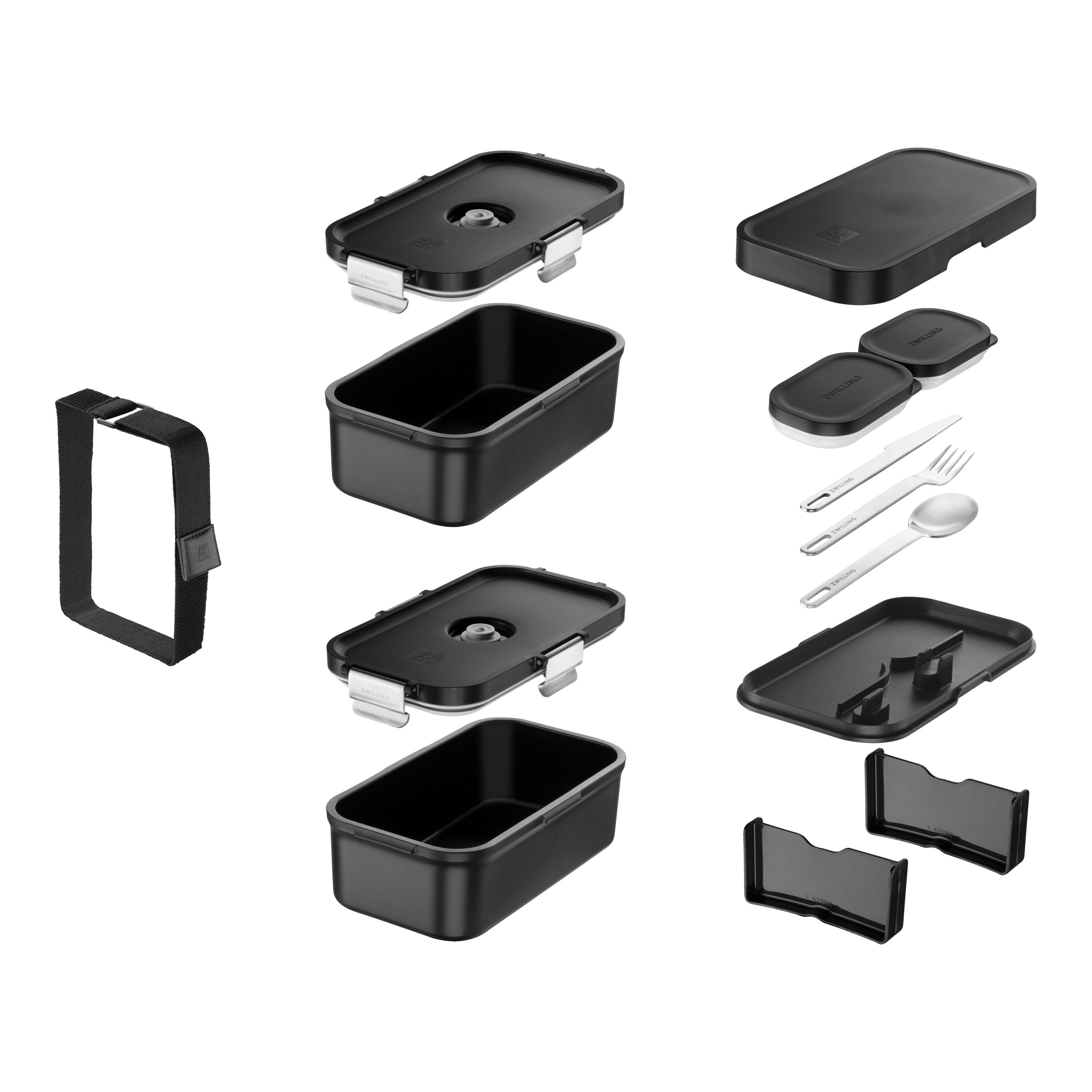 ZWILLING Fresh & Save Vacuum Lunch Box, Pp, Black-Food Storage-DECOROLALA