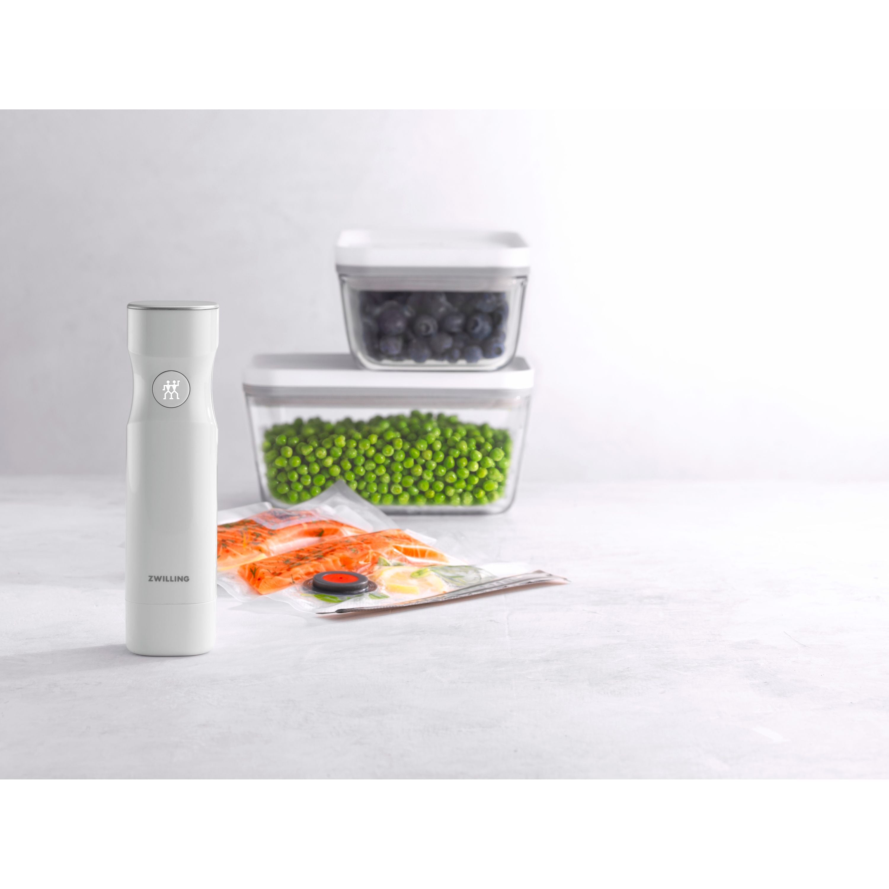 ZWILLING Fresh & Save Vacuum Pump Set, 47 Piece, White-Food Storage-DECOROLALA