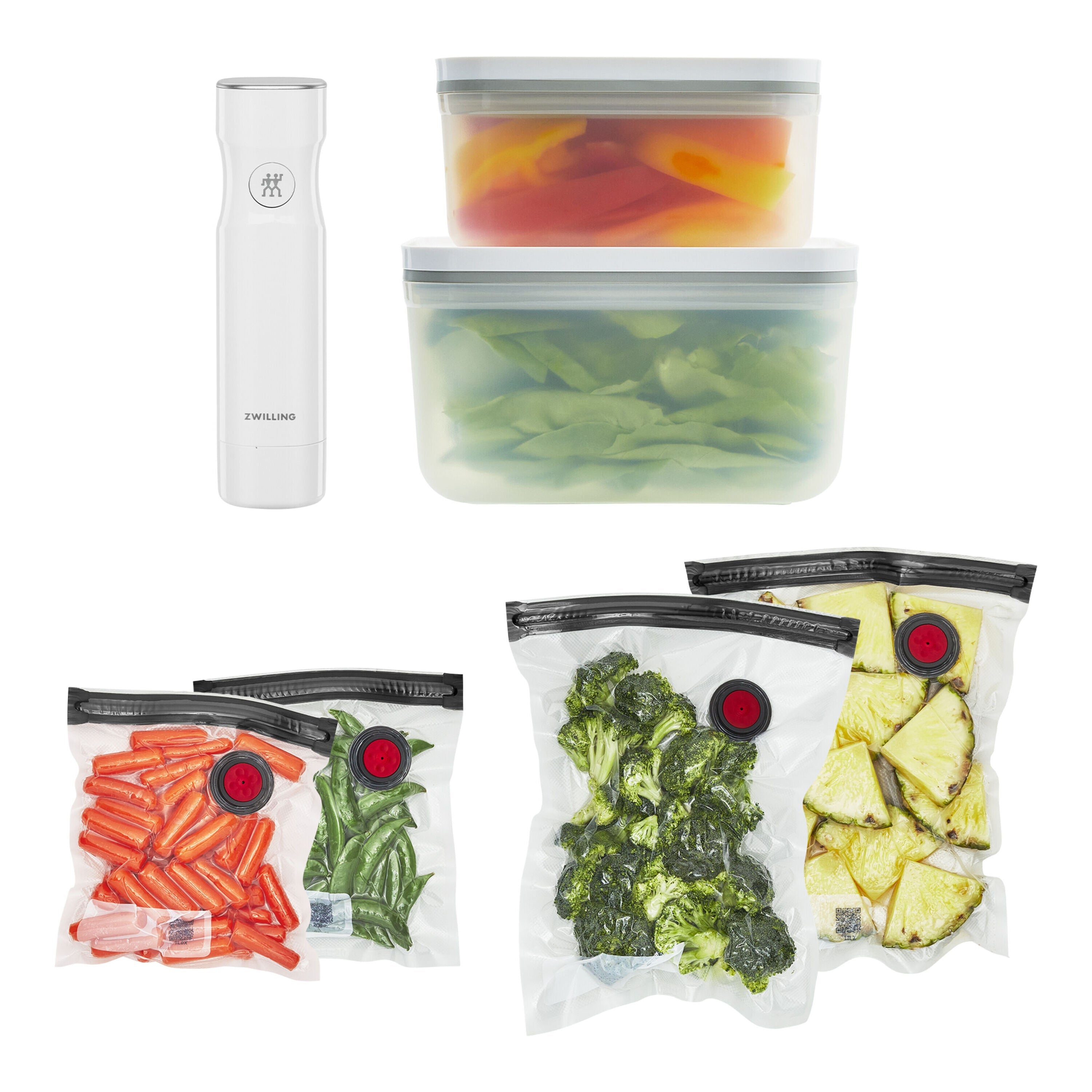ZWILLING Fresh & Save Vacuum Starter Set - M/L Plastic 7pc-Canvas Print-DECOROLALA