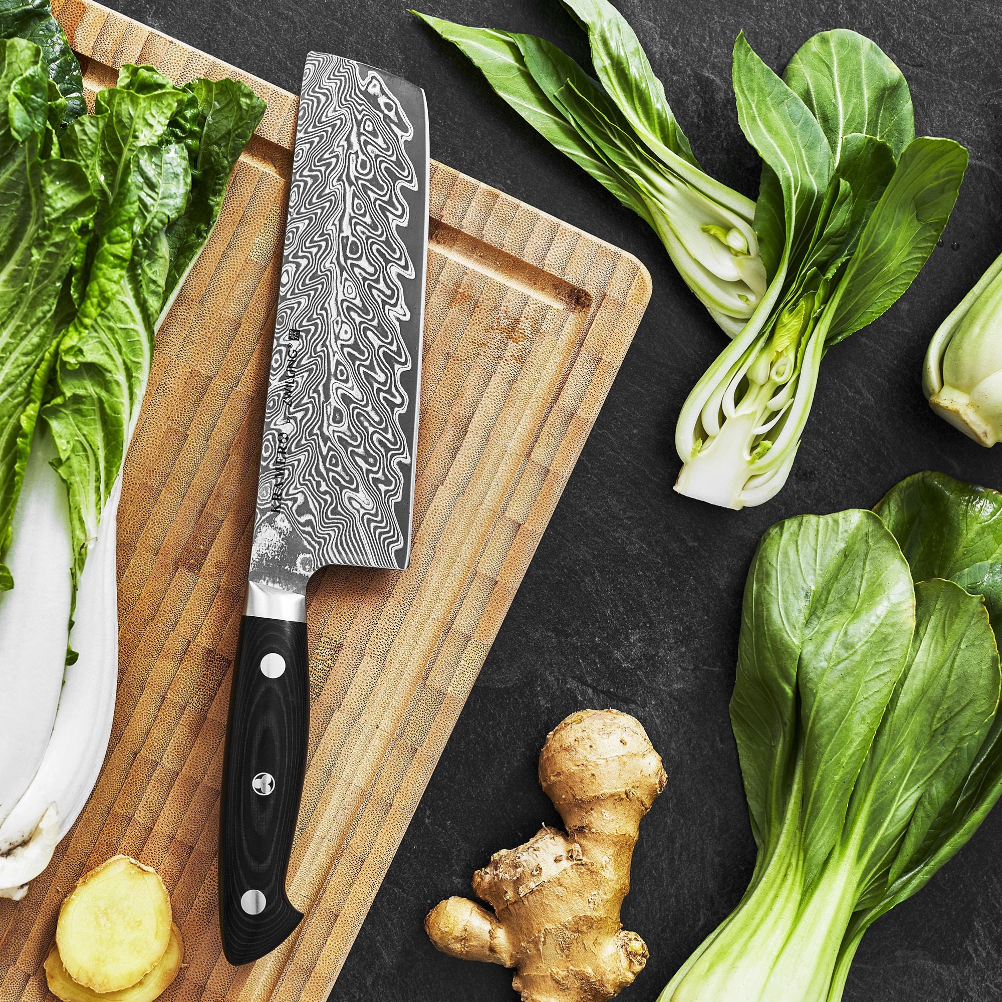 ZWILLING Kramer Euro Stainless 6.5 inch Nakiri-Nakiri Knife-DECOROLALA