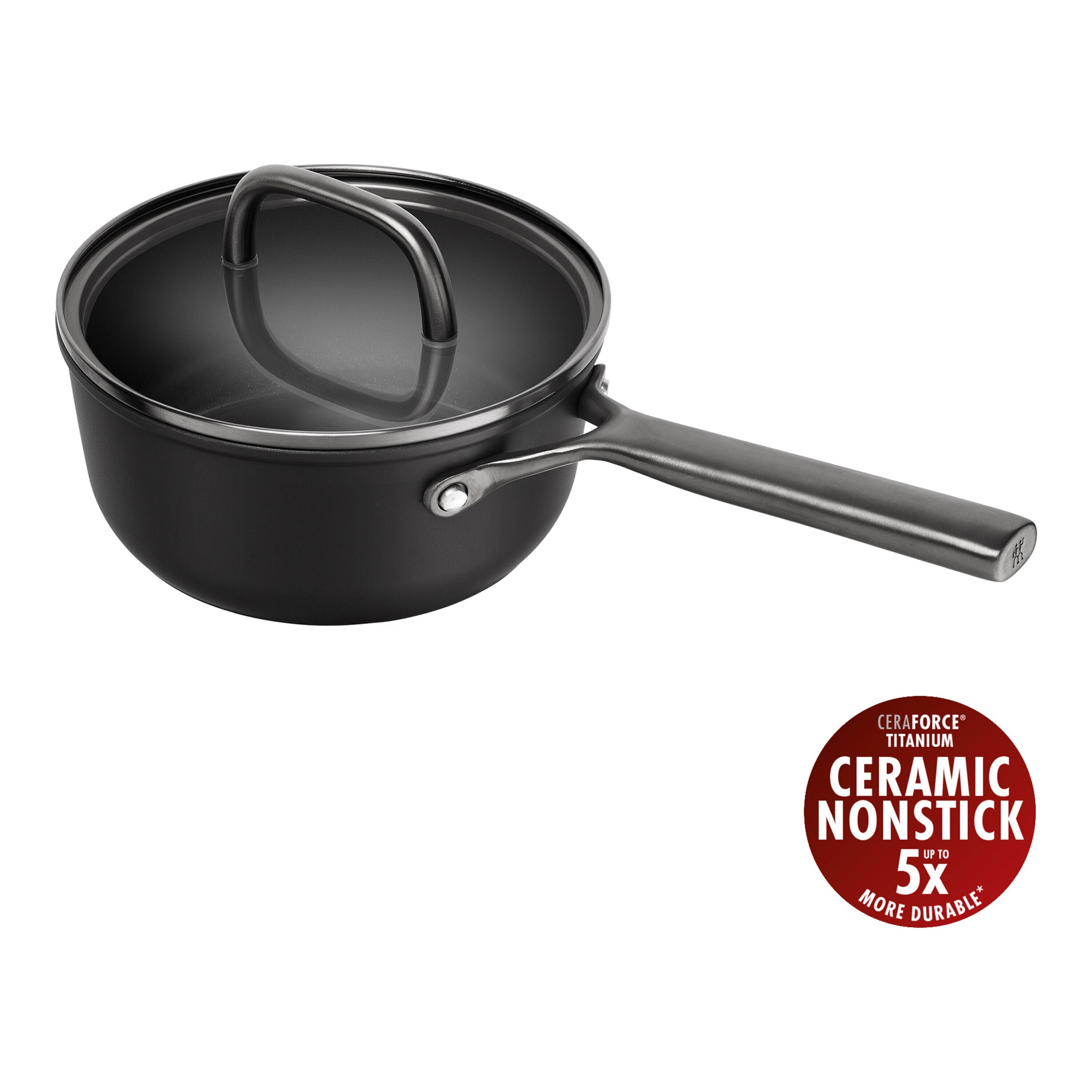 ZWILLING Milano 18cm Sauce Pan - Black Ceramic Nonstick-DECOROLALA