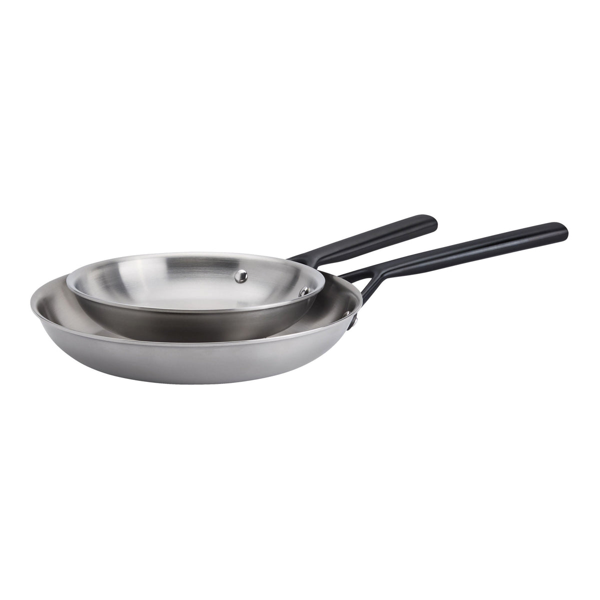 ZWILLING Milano Stainless Steel Fry Pan Set - 2pc-Frying Pans-DECOROLALA