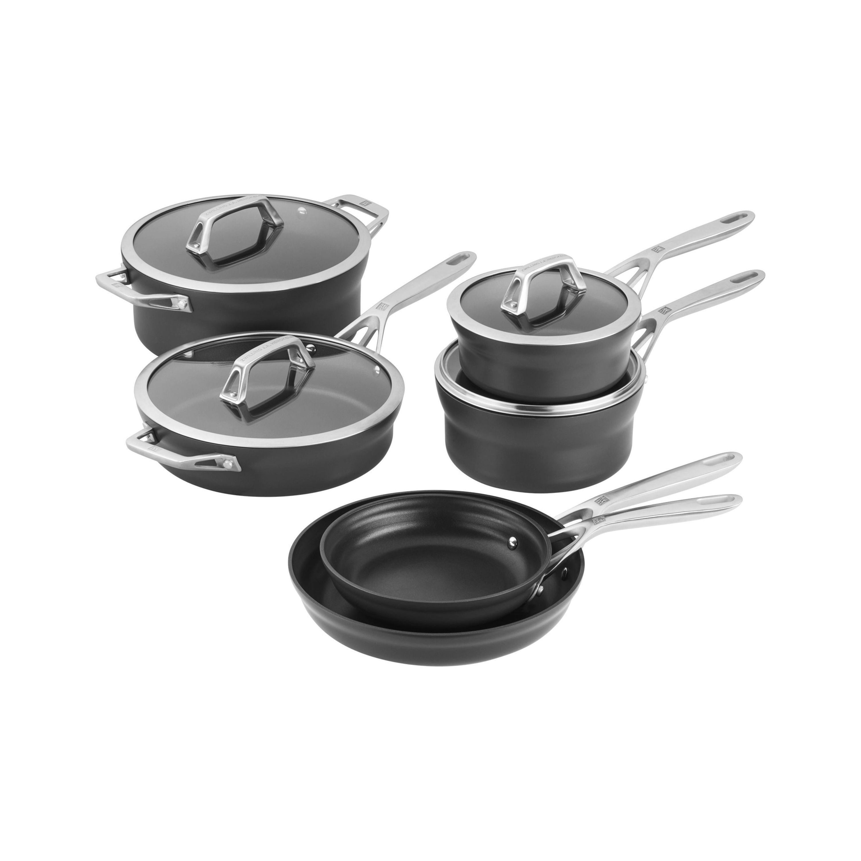 ZWILLING Motion 10 Piece Aluminum Cookware Set-Cookware Set-DECOROLALA