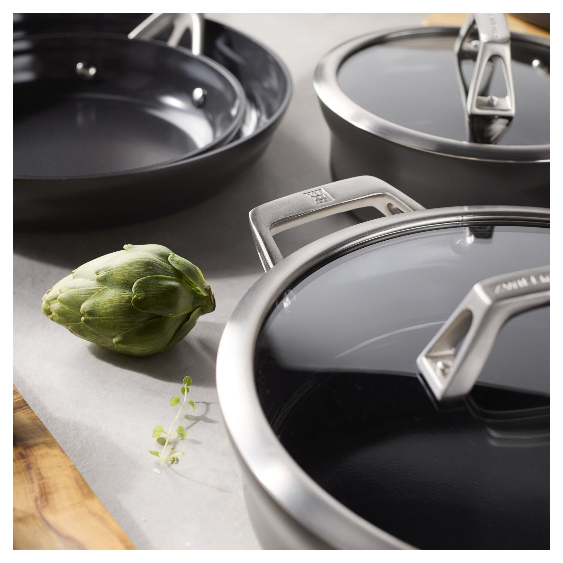 ZWILLING Motion Ceramic 10 Piece Aluminum Cookware Set-n/a-DECOROLALA