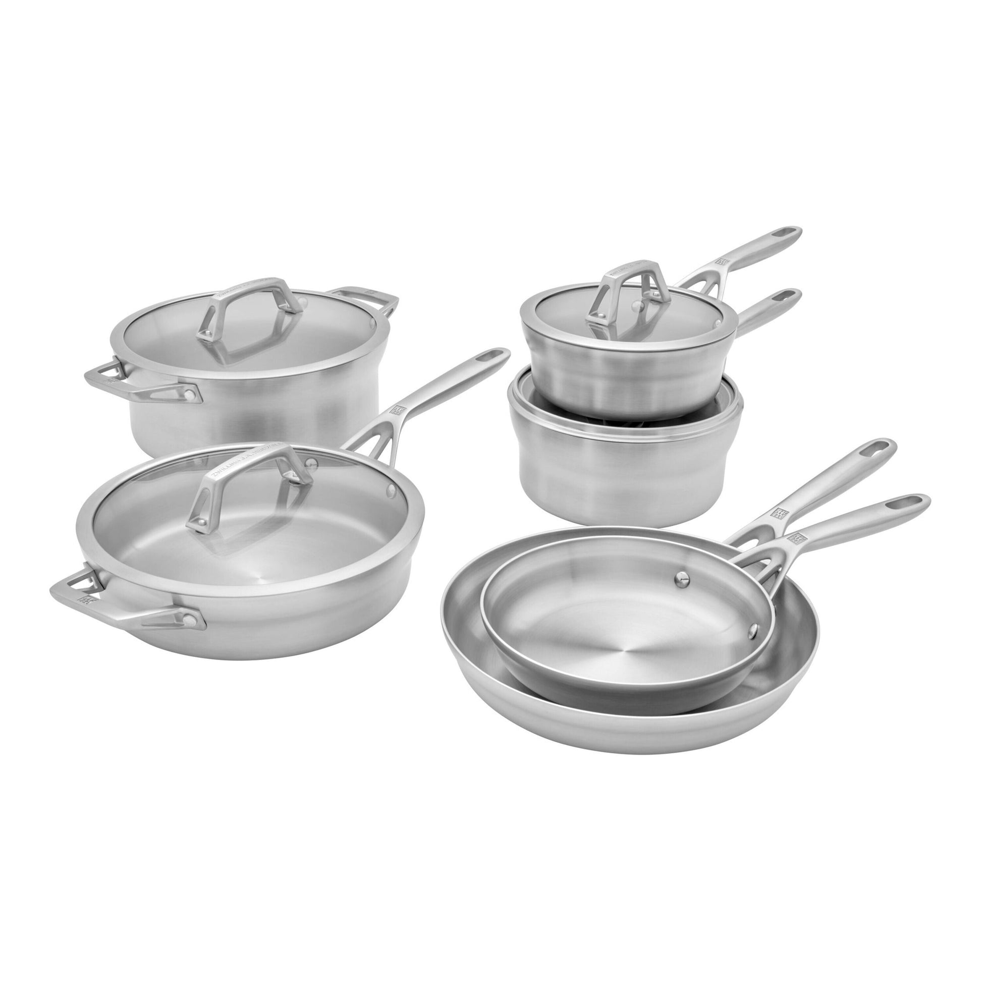 ZWILLING Motion Stainless Steel 10 Piece Stainless Steel Cookware Set-n/a-DECOROLALA
