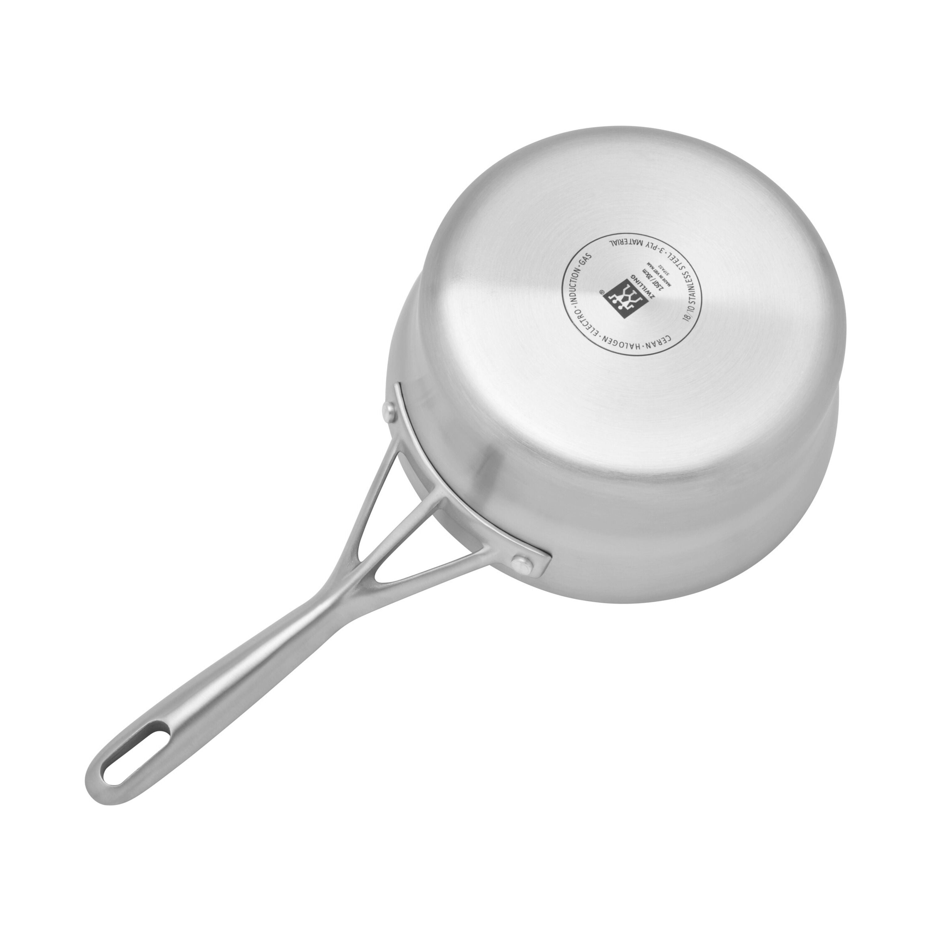 ZWILLING Motion Stainless Steel Stainless Steel Round Sauce Pan With Lid, Silver-n/a-DECOROLALA