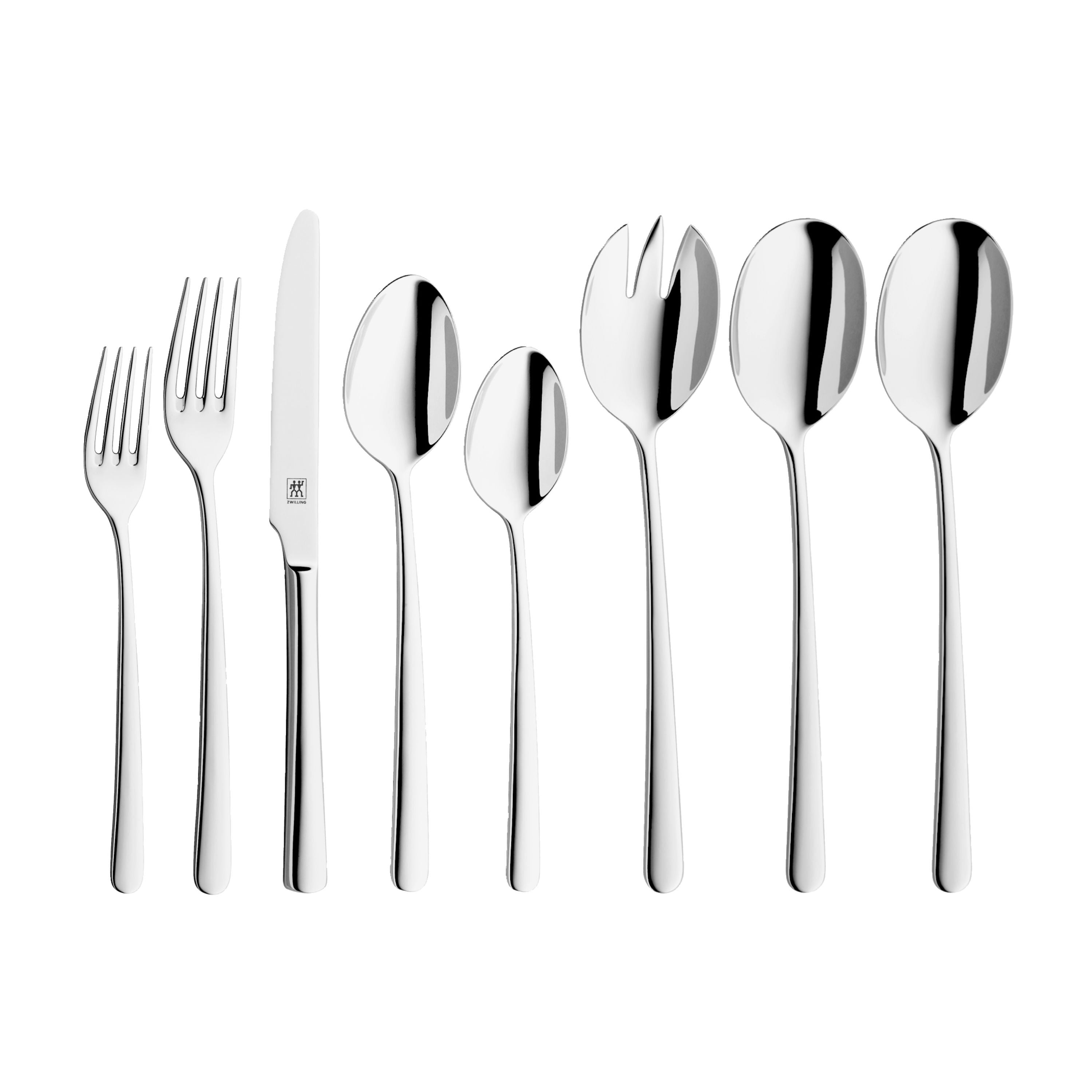 ZWILLING Nova 63 Piece Flatware Set Polished-Flatware Set-DECOROLALA