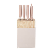 ZWILLING Now S 7 Piece Knife Block Set, Pink-Knife Set-DECOROLALA