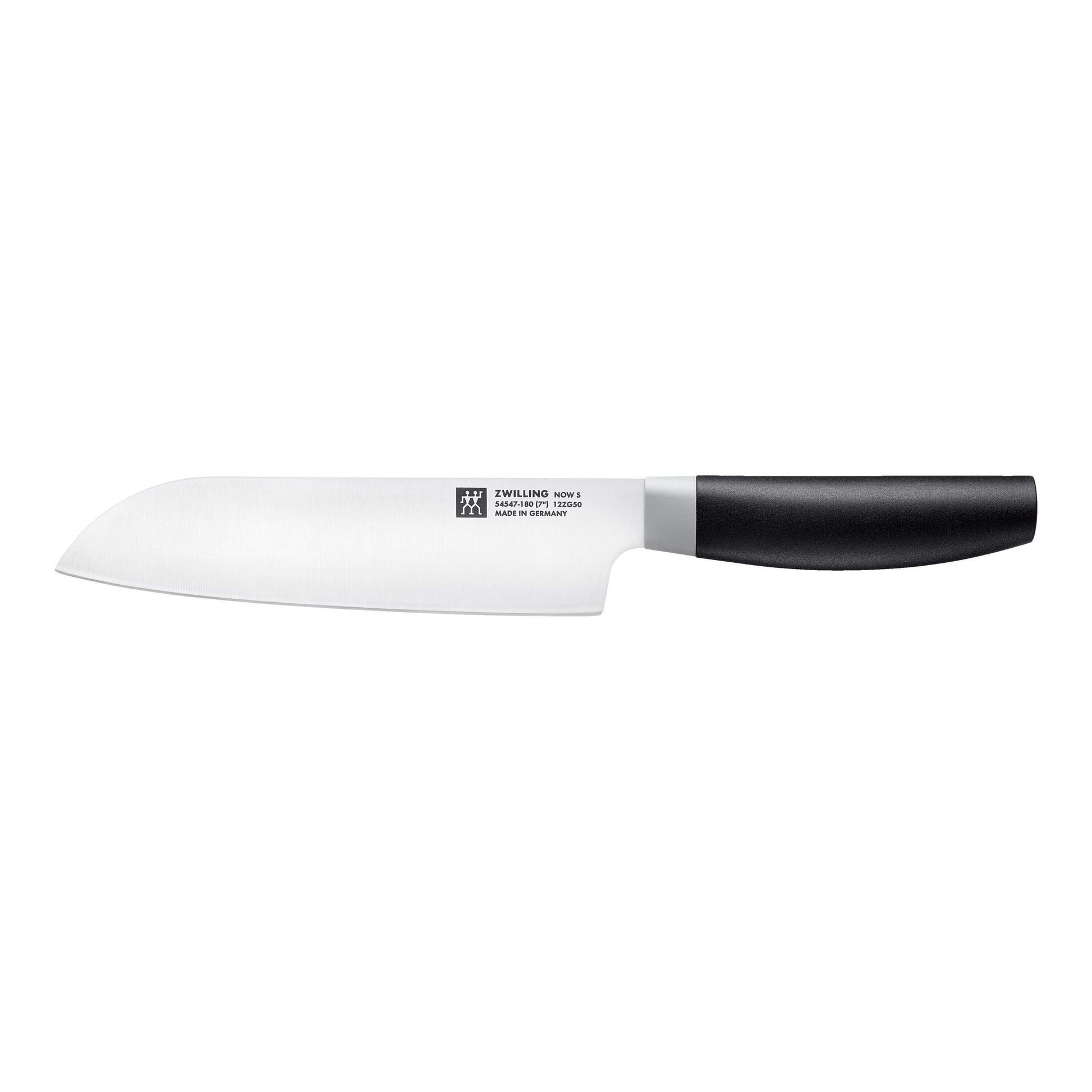 ZWILLING Now S 7 inch Santoku, Black (Visual Imperfections - B Stock)-Santoku Knife-DECOROLALA