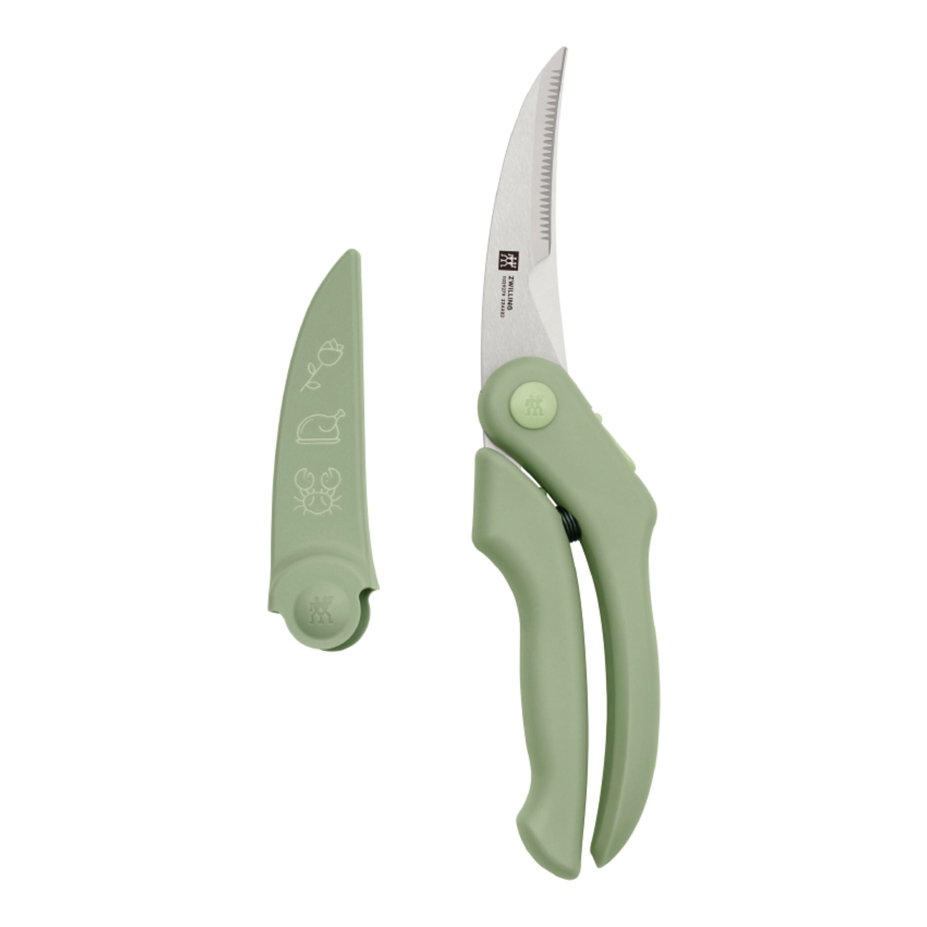 ZWILLING Now S Poultry Shears 26cm Green-Kitchen Shear-DECOROLALA