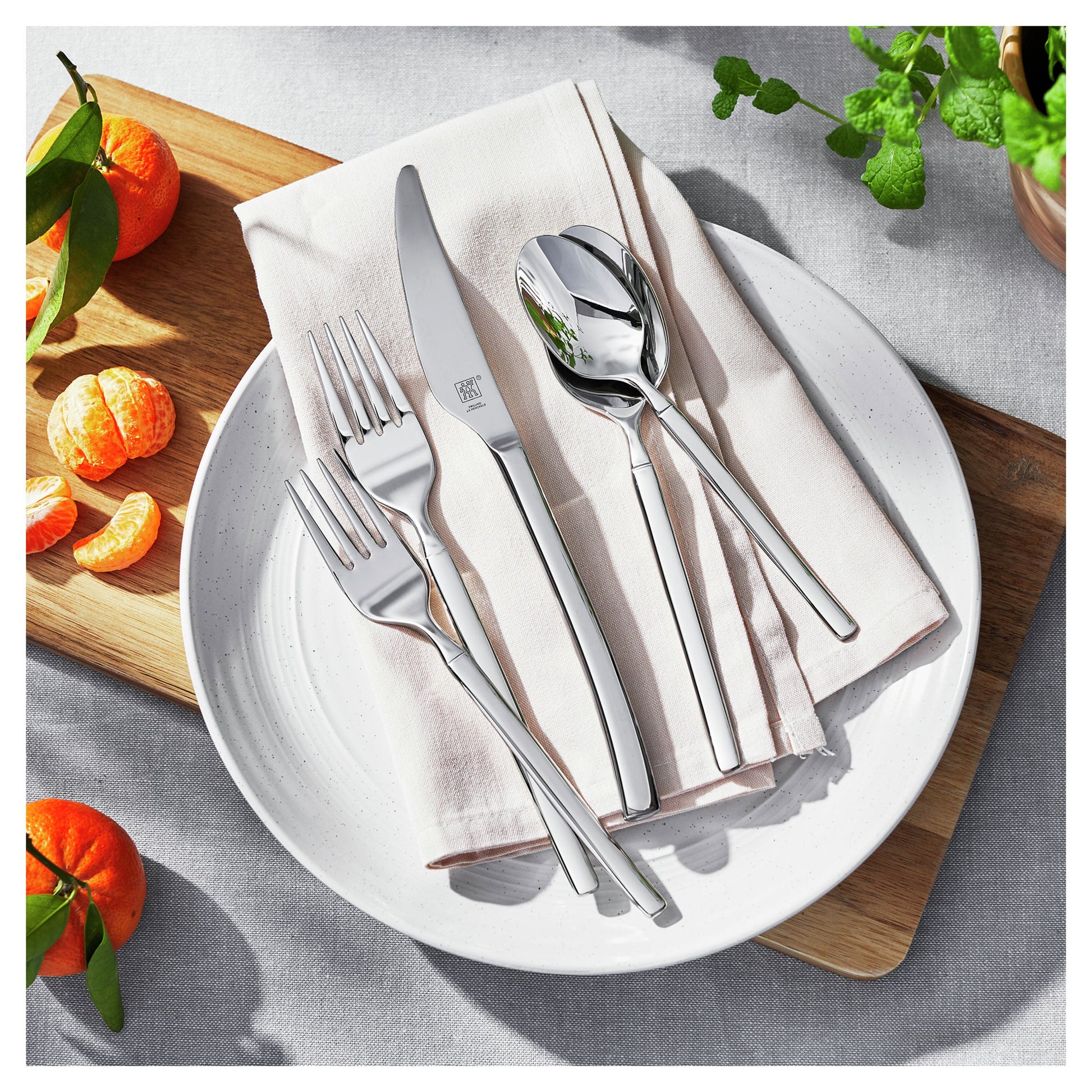 ZWILLING Opus 45 Piece Flatware Set Polished-Flatware Set-DECOROLALA