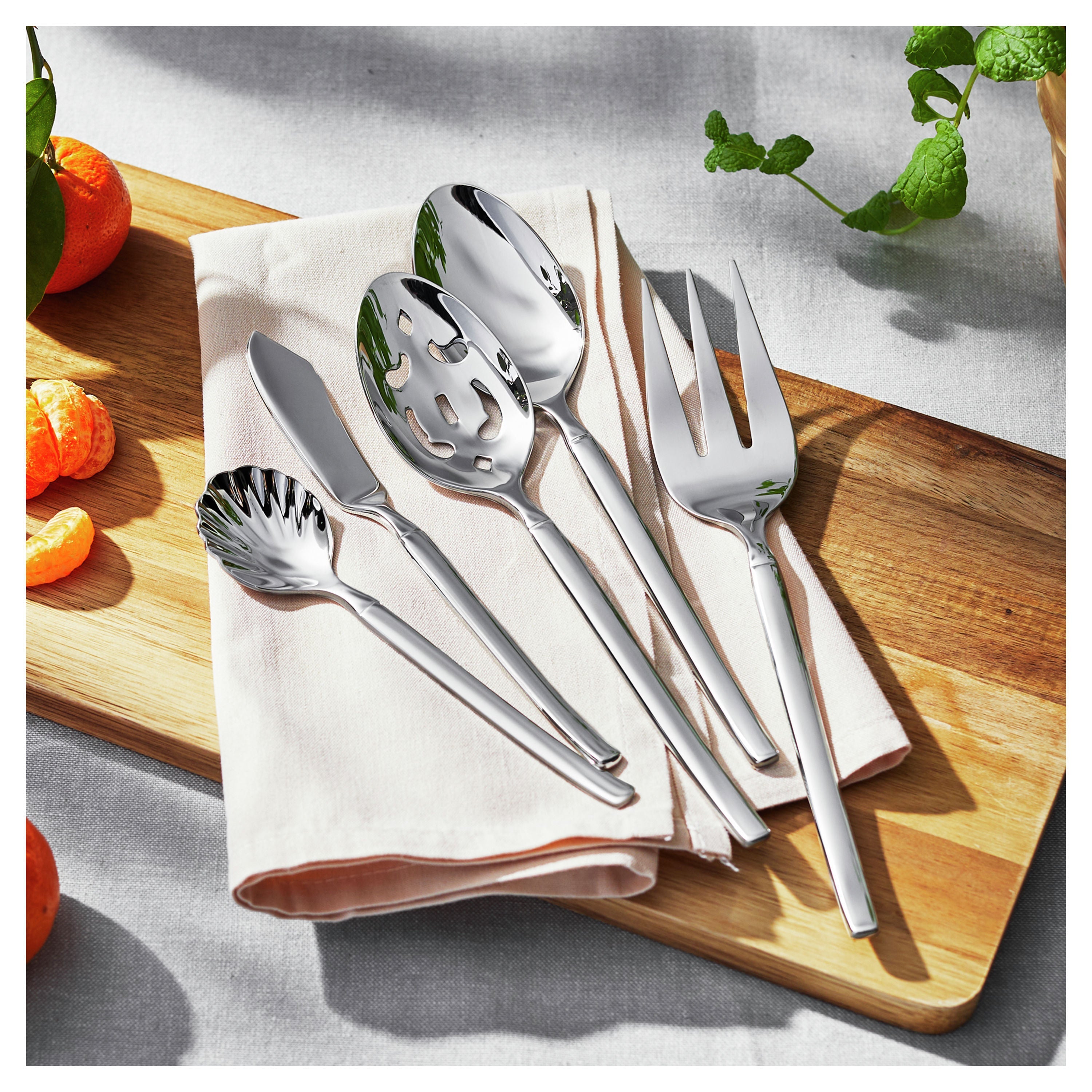 ZWILLING Opus 45 Piece Flatware Set Polished-Flatware Set-DECOROLALA