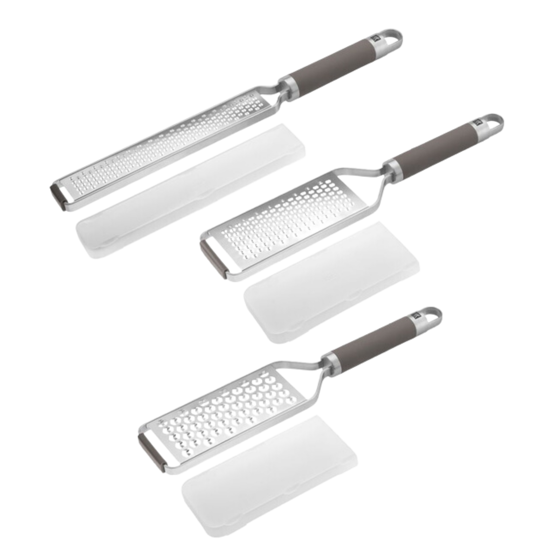 ZWILLING PRO 3-Piece Grater Set - Stainless Steel-Food Grater-DECOROLALA